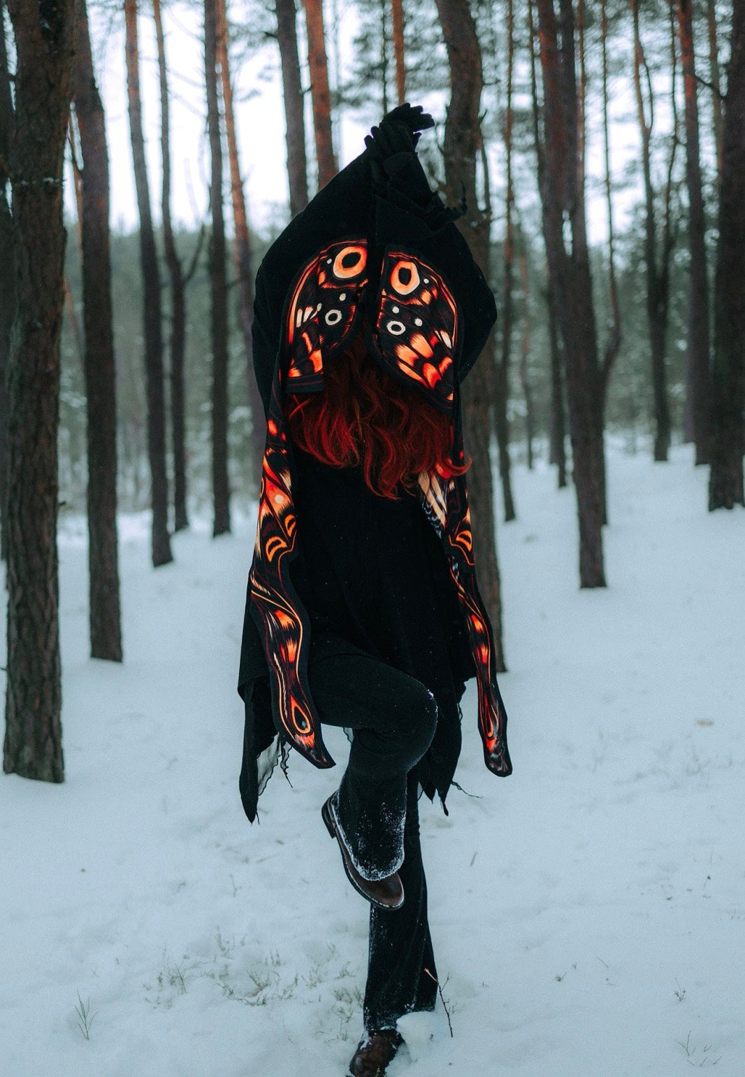 Restyle - Ignis Moth Black - Cardigan | Women-Image