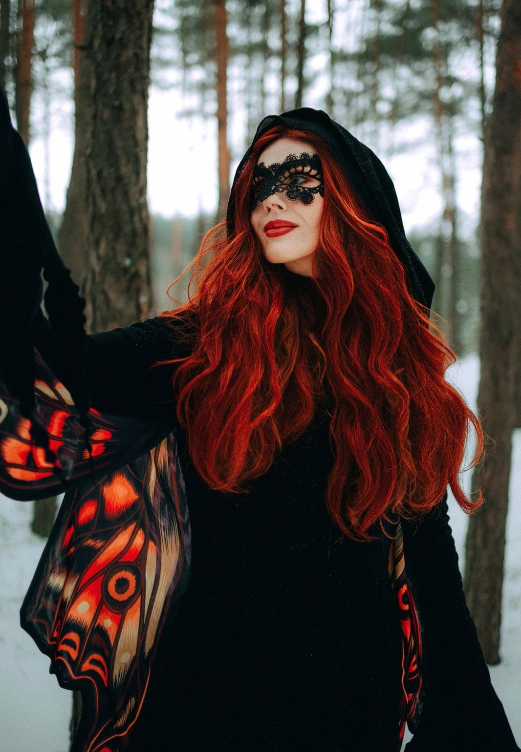 Restyle - Ignis Moth Black - Cardigan | Women-Image