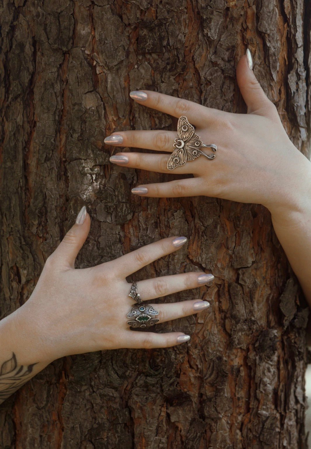 Restyle - Nocturnal Statement Silver - Ring | Neutral-Image