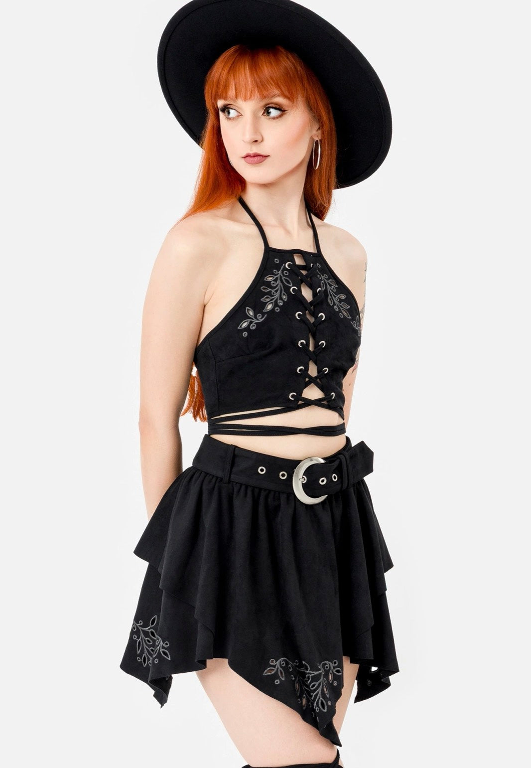 Restyle - Persiphone Black - Skirt | Women-Image