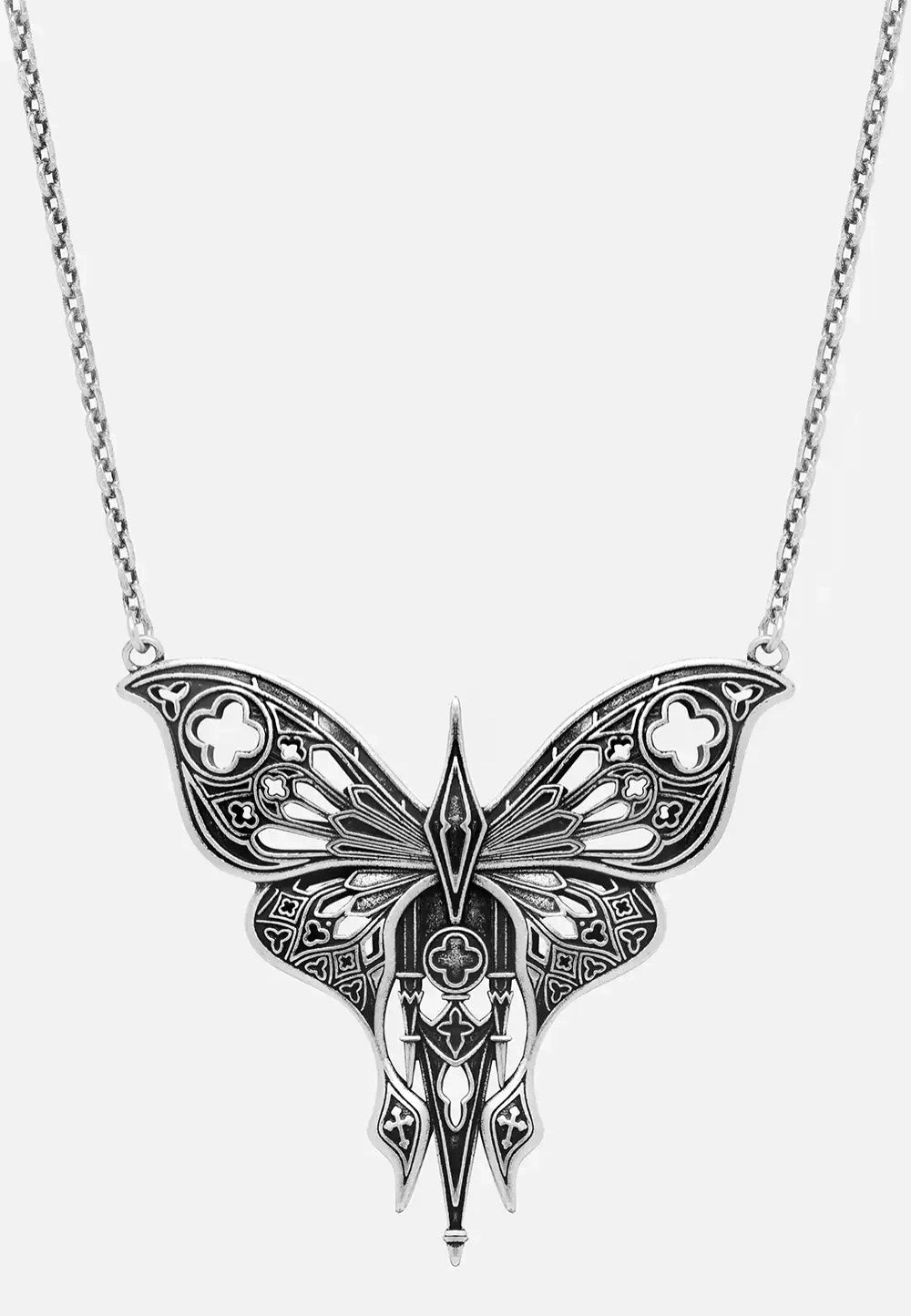Restyle Sanctuary Moth Silver Kette | Neutral-Image