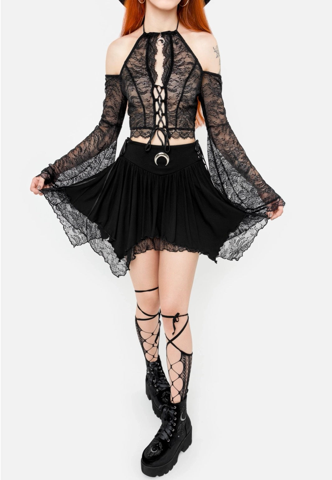 Restyle - Spellbound Black - Skirt | Women-Image