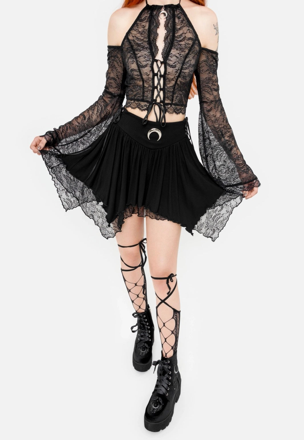 Restyle - Spellbound Black - Skirt | Women-Image