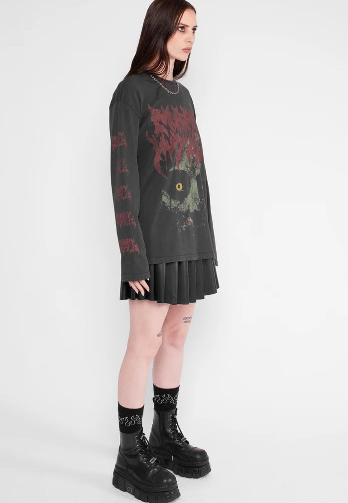 Mary Wyatt - Revenant Oversized Black - Longsleeve | Men-Image