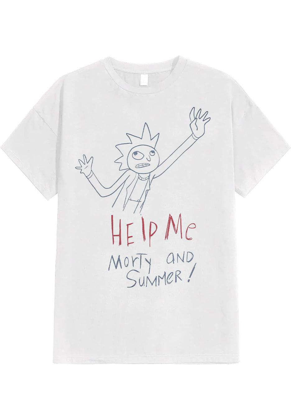 Rick And Morty - Tiny Rick White - T-Shirt | Neutral-Image