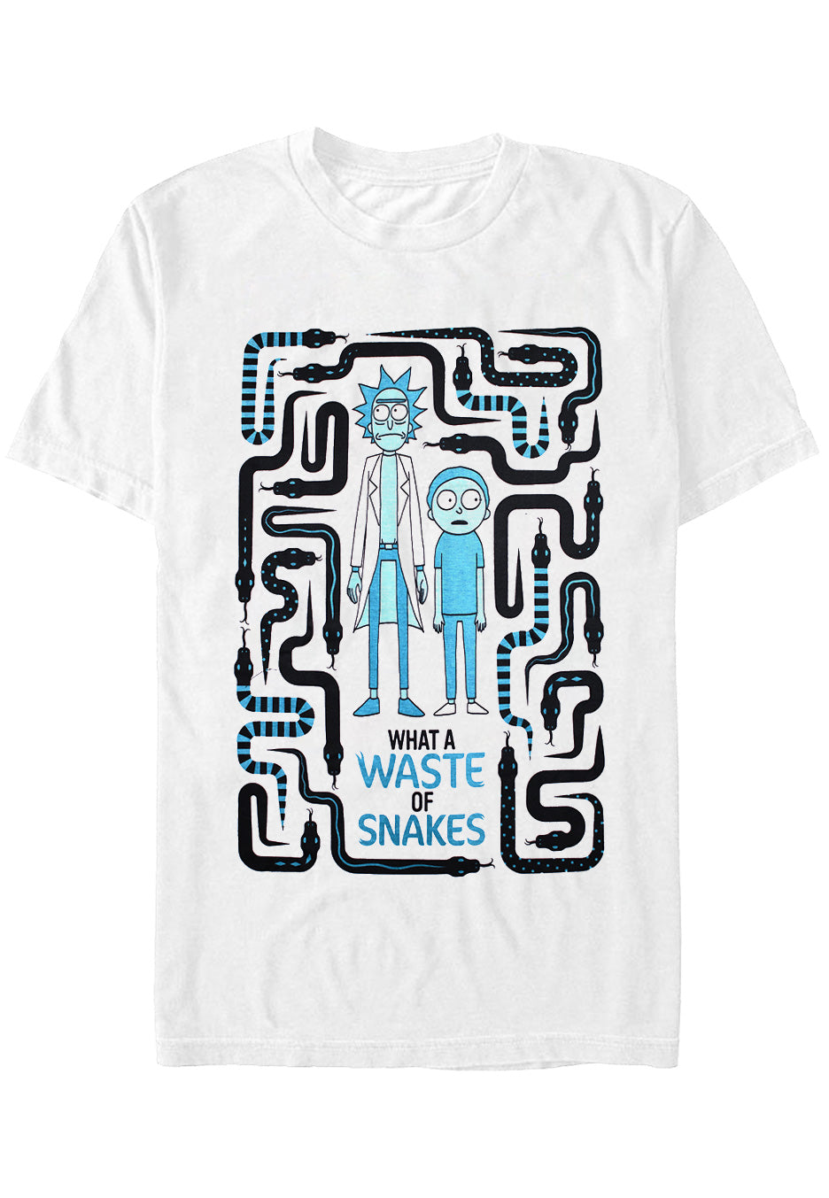 Rick And Morty - Waste Of Snakes White - T-Shirt | Neutral-Image