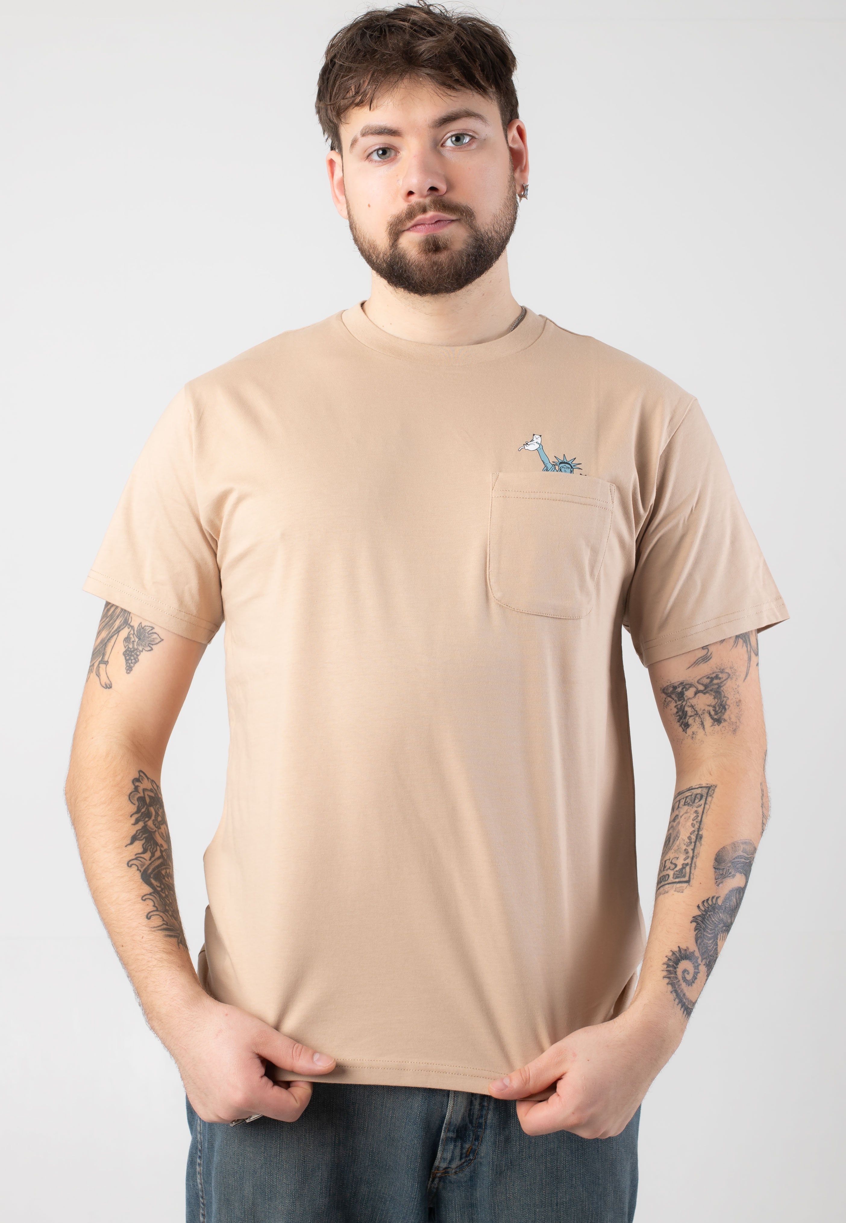 RIPNDIP - Liberty Pocket Almond - T-Shirt | Men-Image