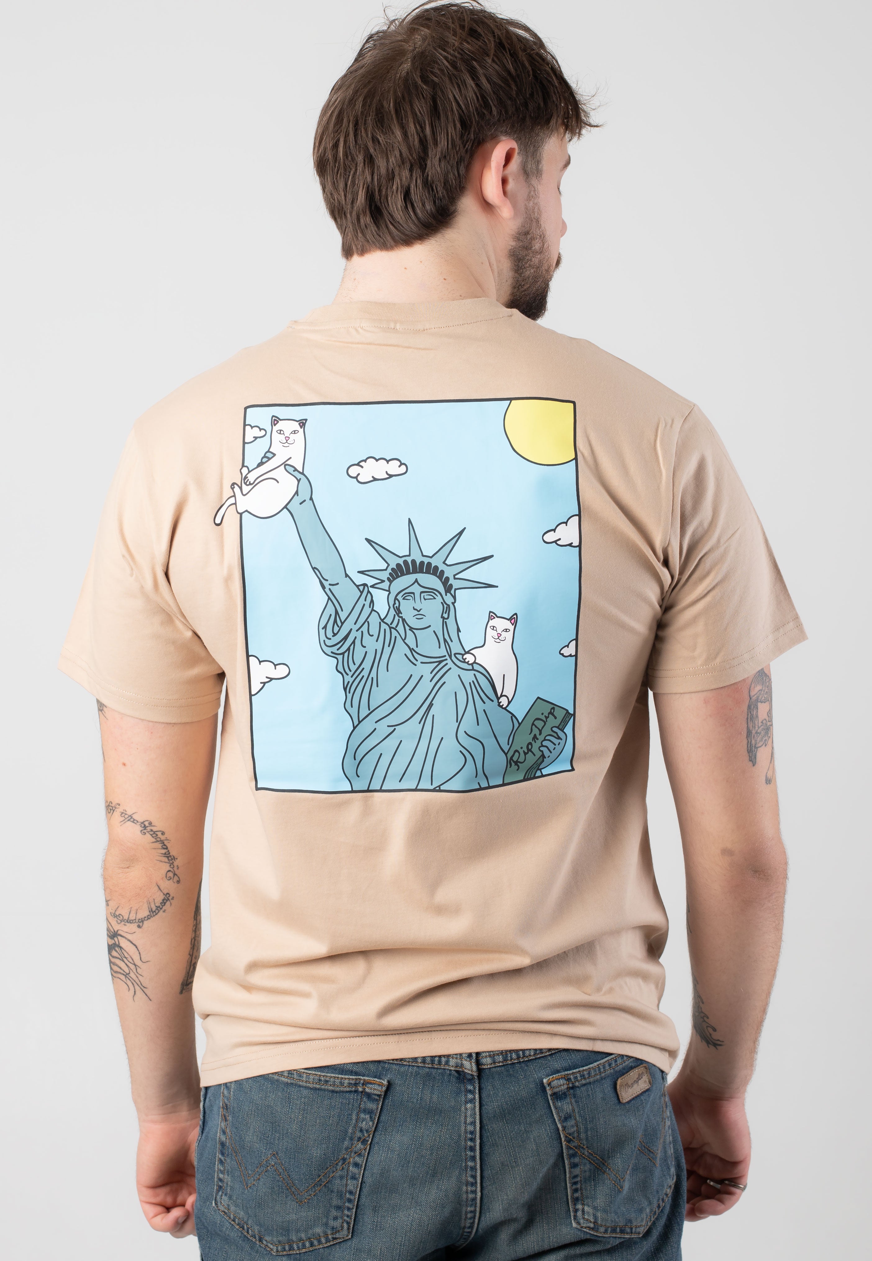 RIPNDIP - Liberty Pocket Almond - T-Shirt | Men-Image