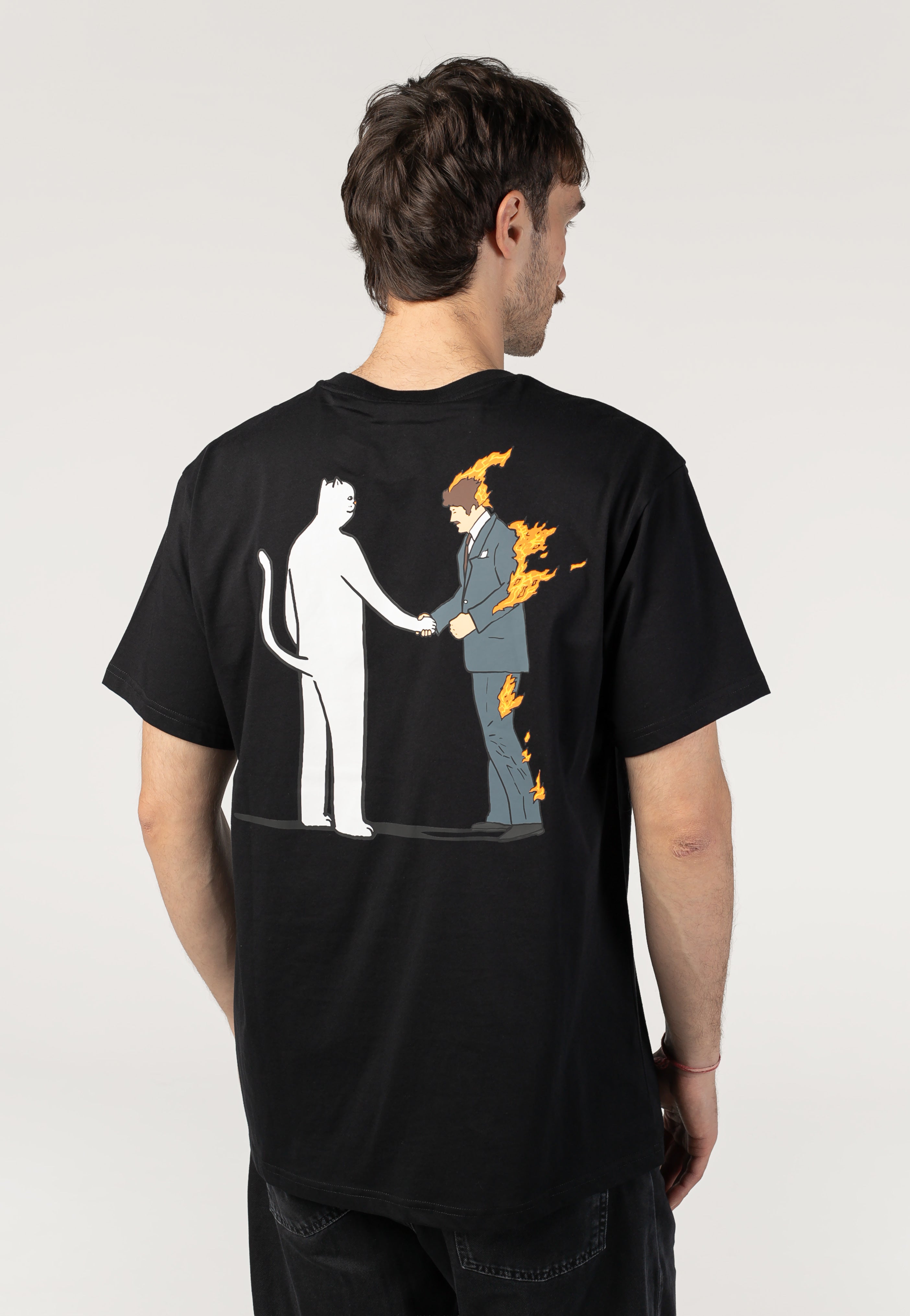 RIPNDIP - Burn Black Wash - T-Shirt | Men-Image