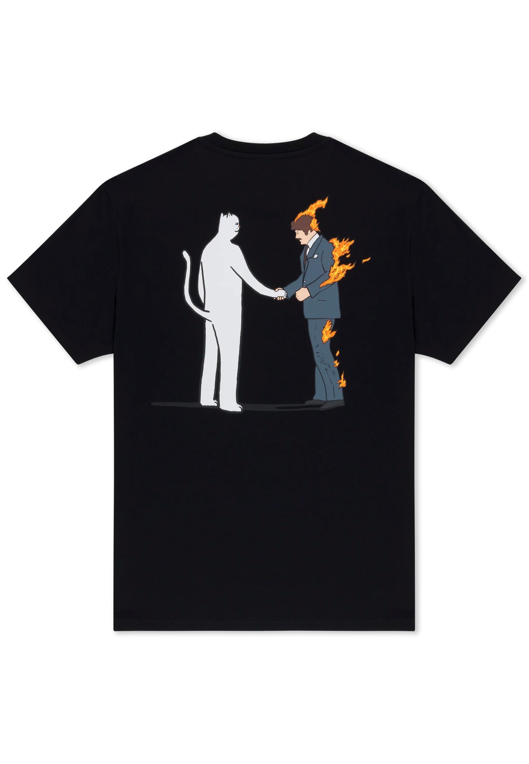 RIPNDIP - Burn Black Wash - T-Shirt | Men-Image