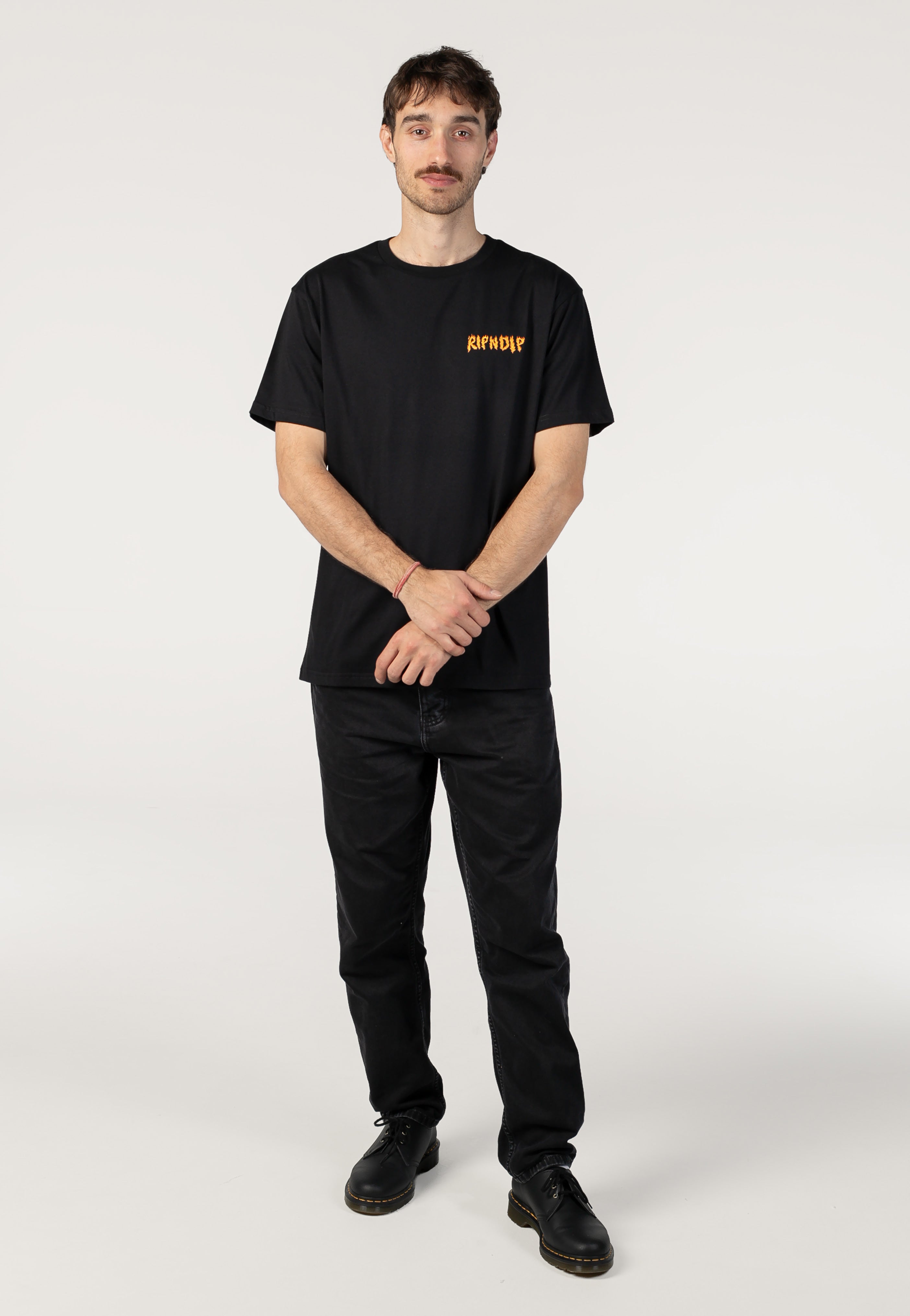 RIPNDIP - Burn Black Wash - T-Shirt | Men-Image