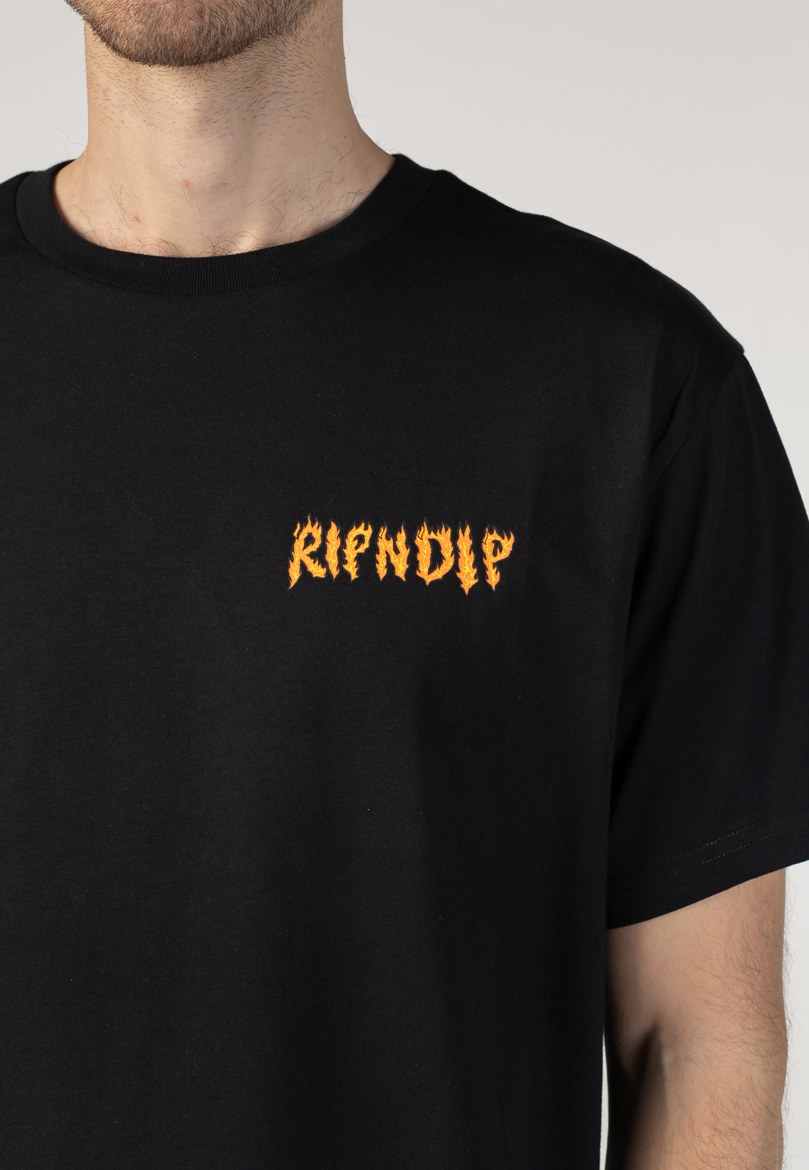 RIPNDIP - Burn Black Wash - T-Shirt | Men-Image
