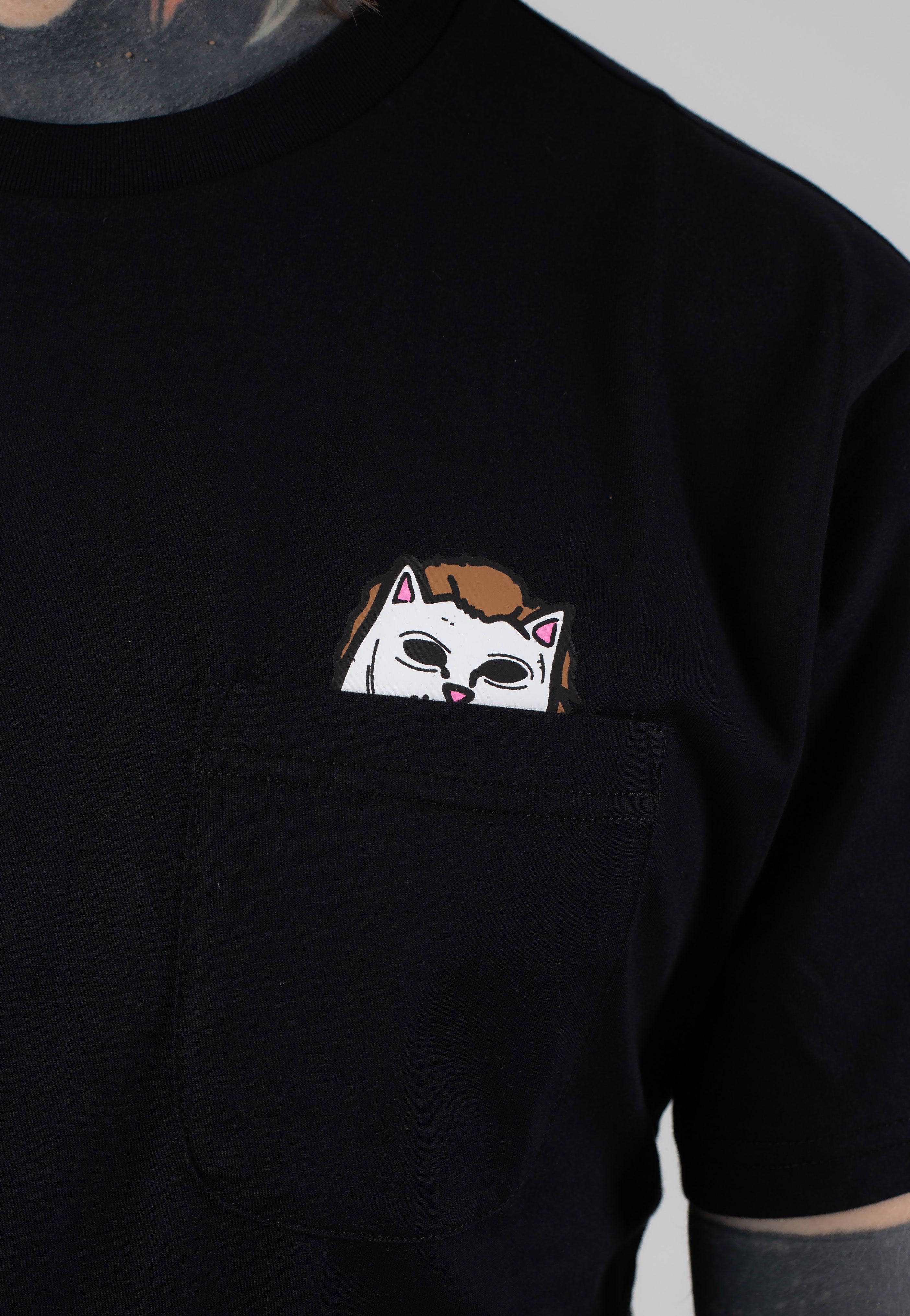RIPNDIP - Killer Nerm Pocket Black - T-Shirt | Men-Image