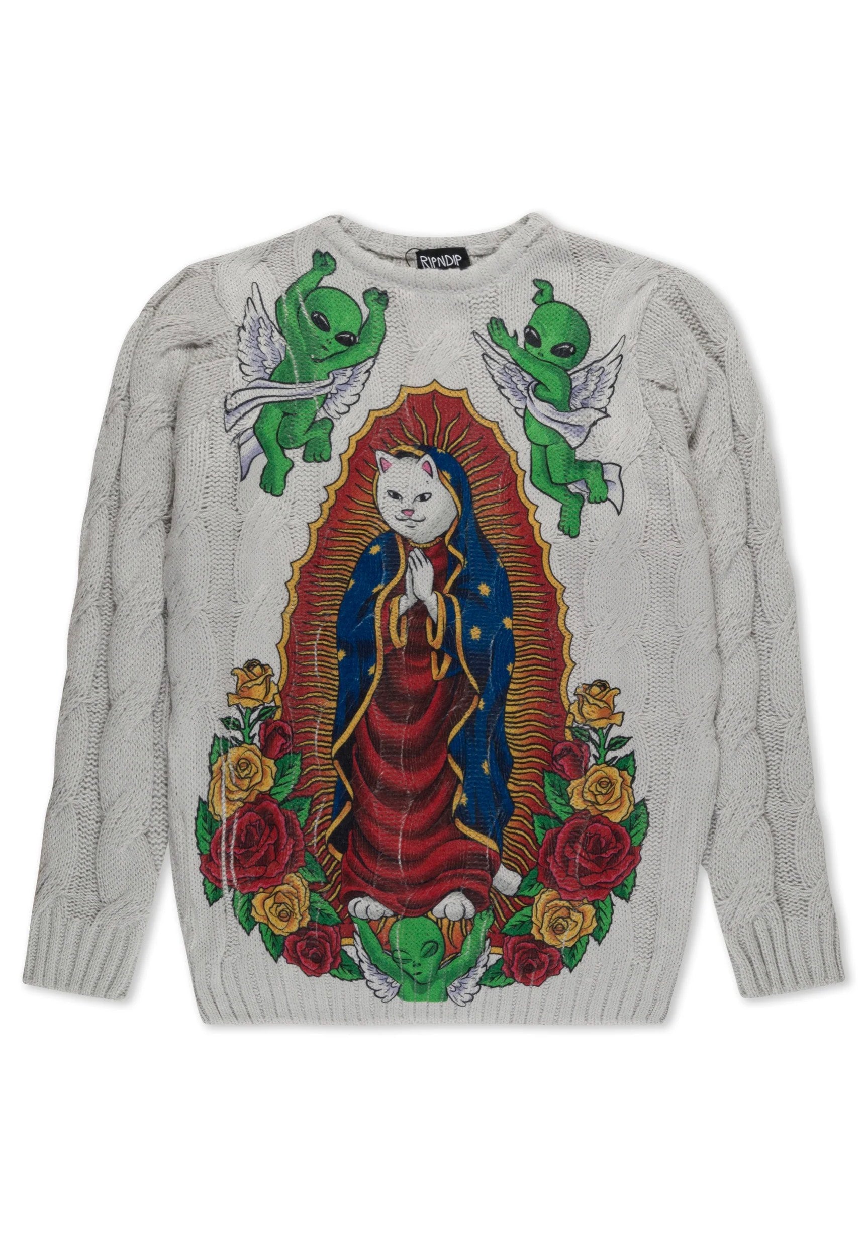 RIPNDIP Mother Nerm Knit Grey - Suéter | Impericon