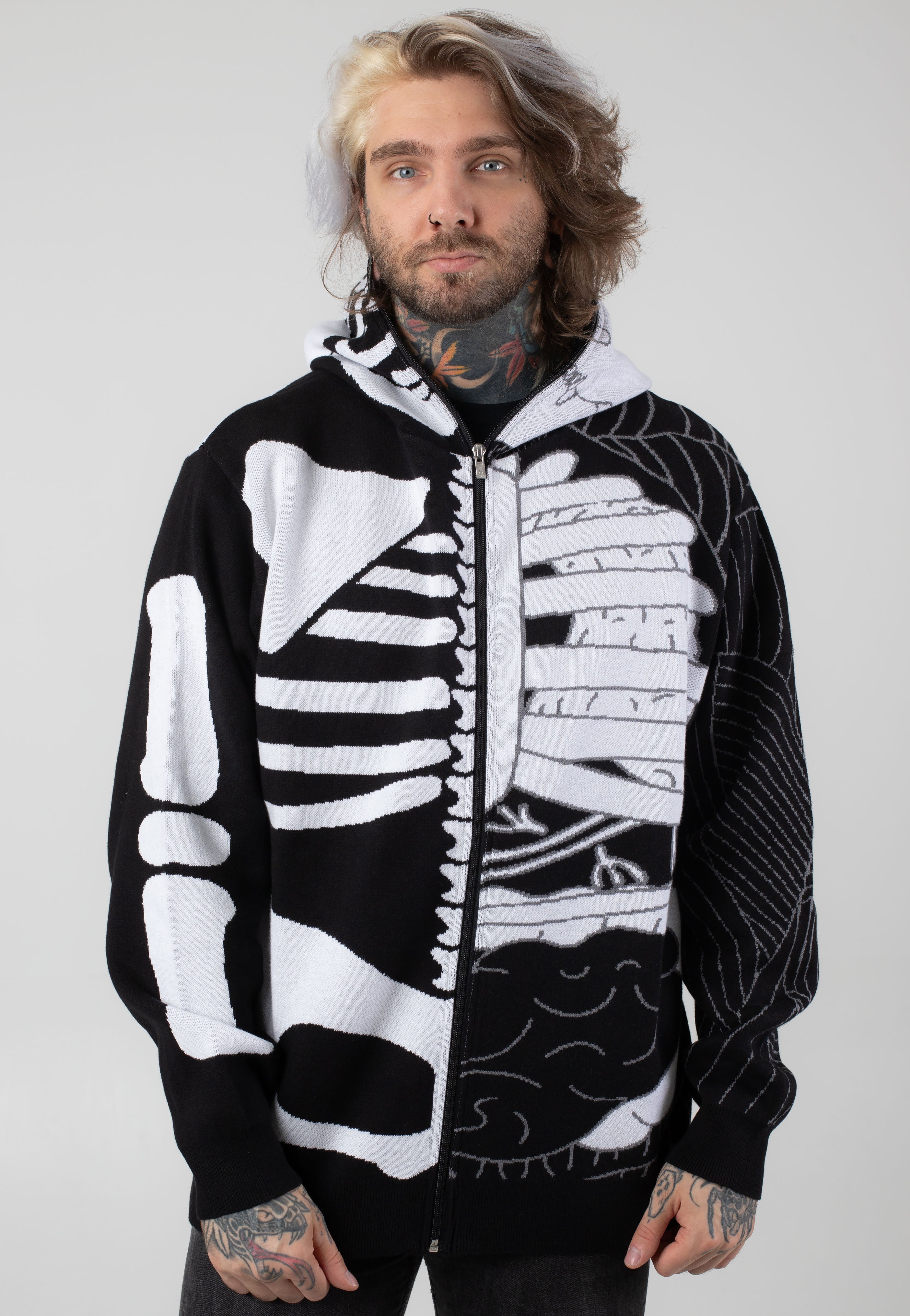 RIPNDIP - Skelly Nerm Black/White - Zipper | Men-Image
