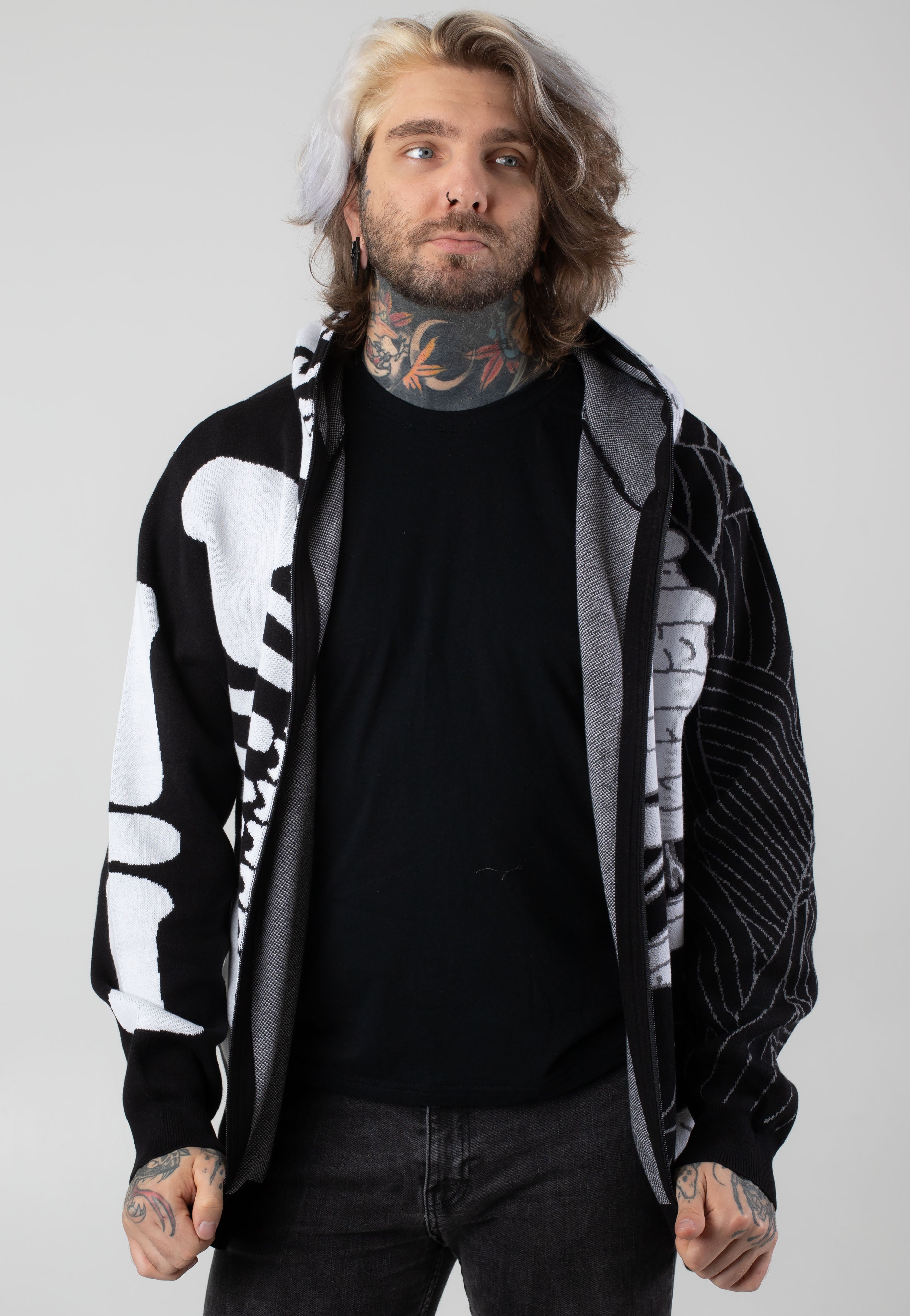 RIPNDIP - Skelly Nerm Black/White - Zipper | Men-Image
