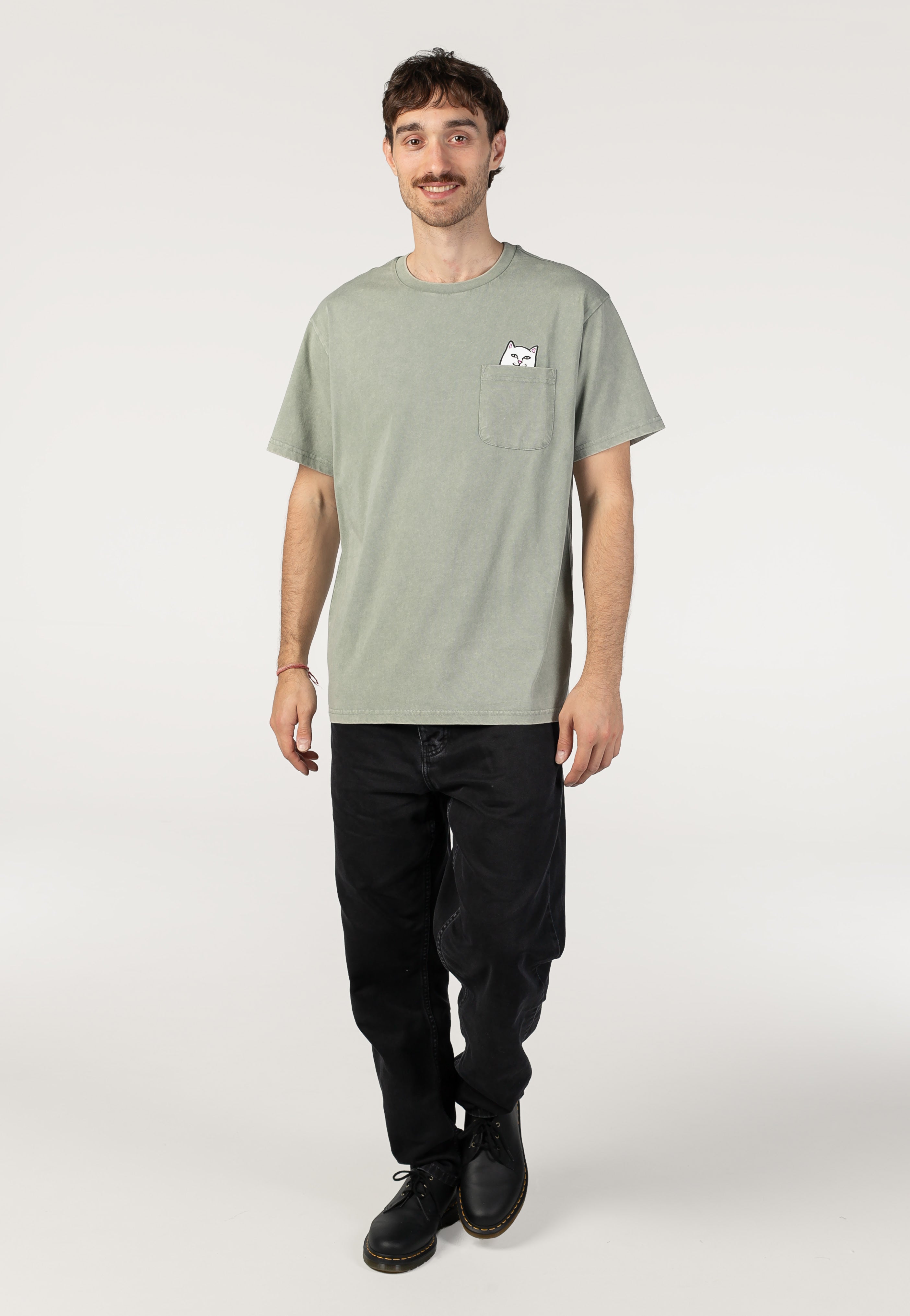 RIPNDIP - Lord Nermal Pocket Sage Vintage Wash - T-Shirt | Men-Image