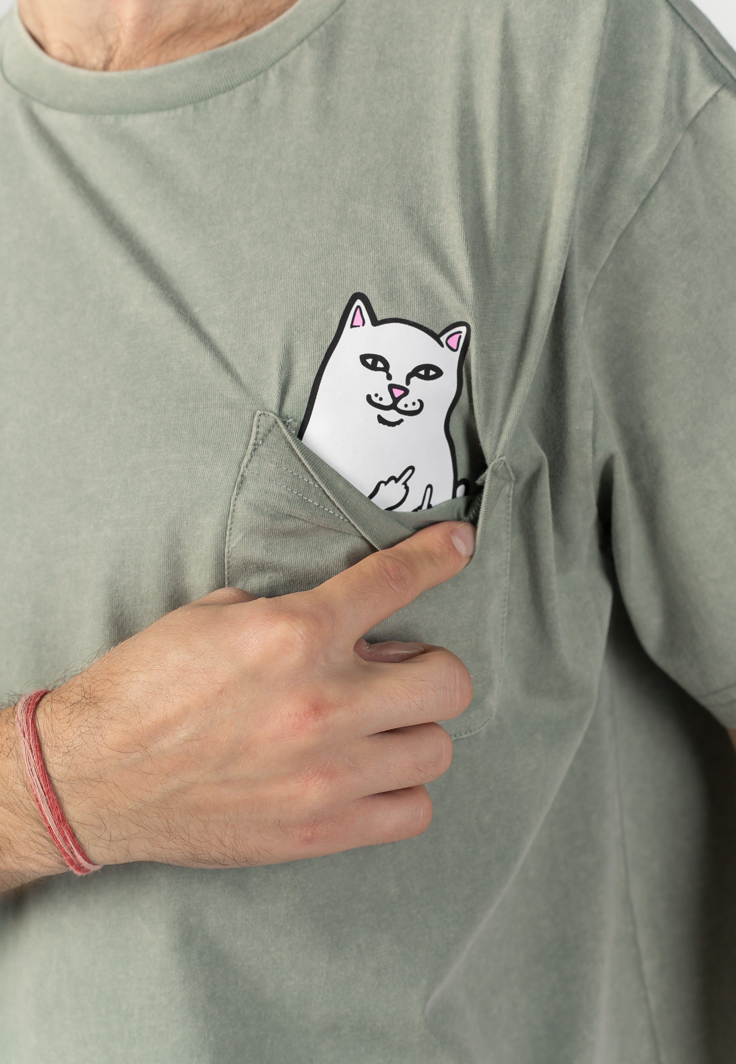 RIPNDIP - Lord Nermal Pocket Sage Vintage Wash - T-Shirt | Men-Image