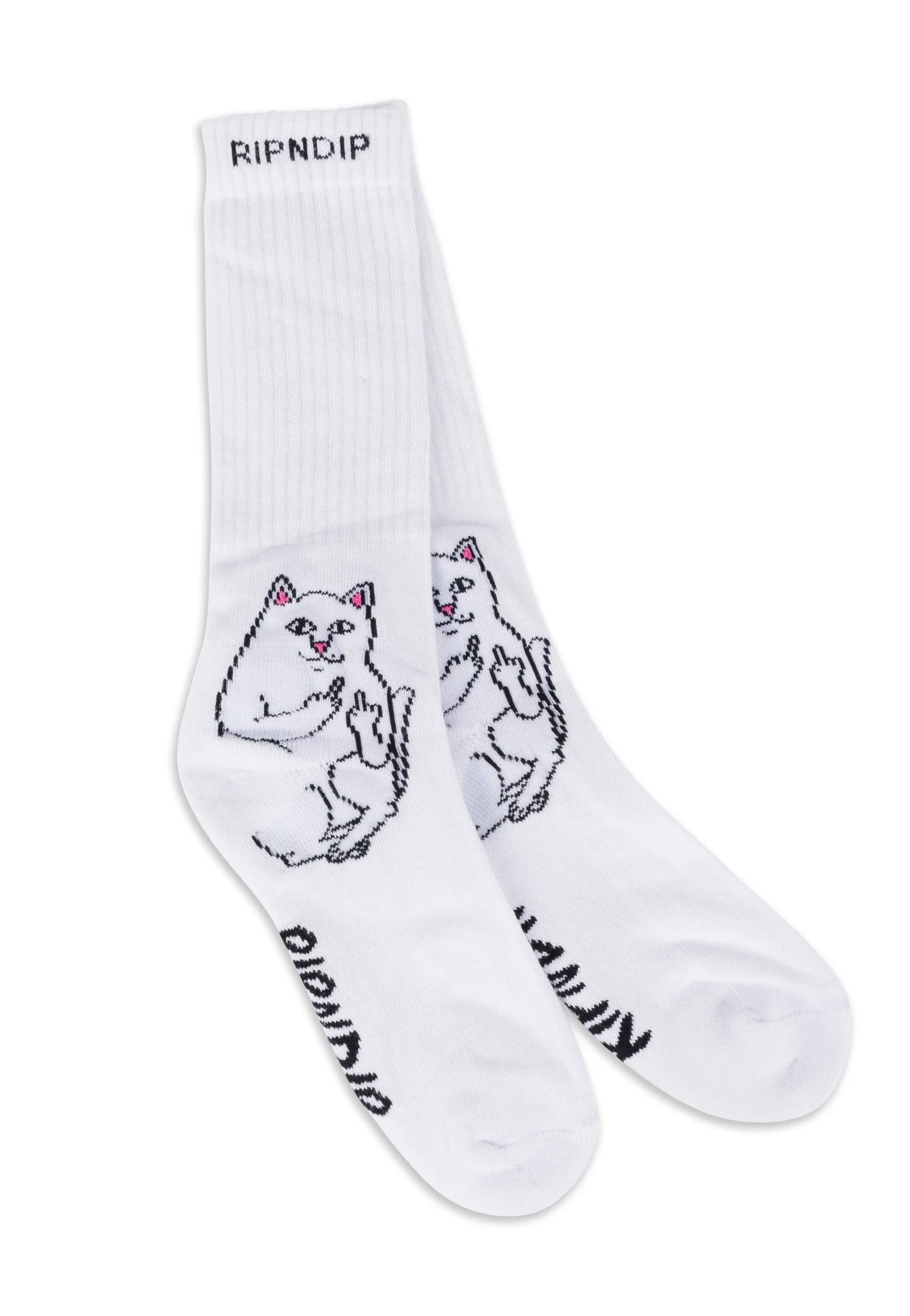 RIPNDIP Lord Nermal White Socks | Neutral-Image