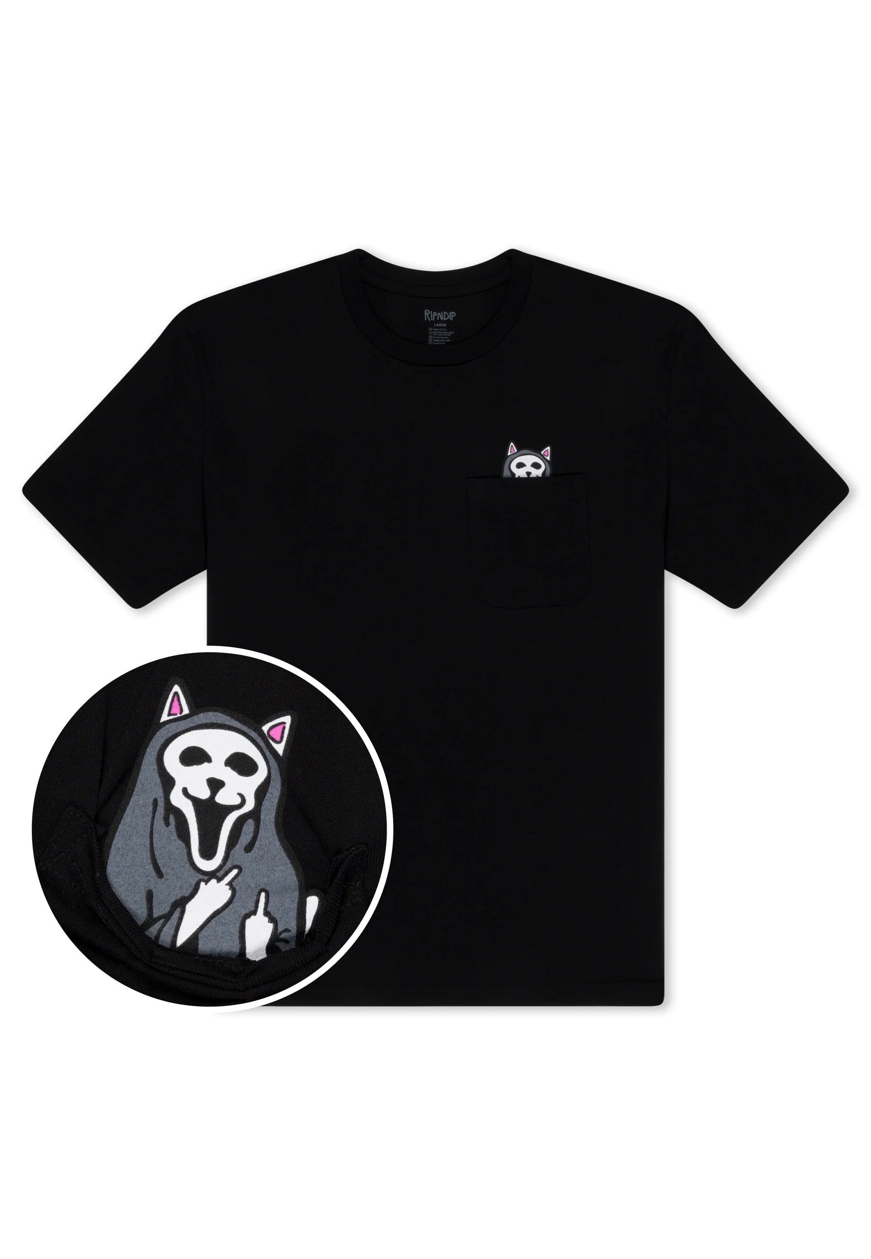 RIPNDIP - Trick Or Treat Pocket - T-Shirt | Men-Image