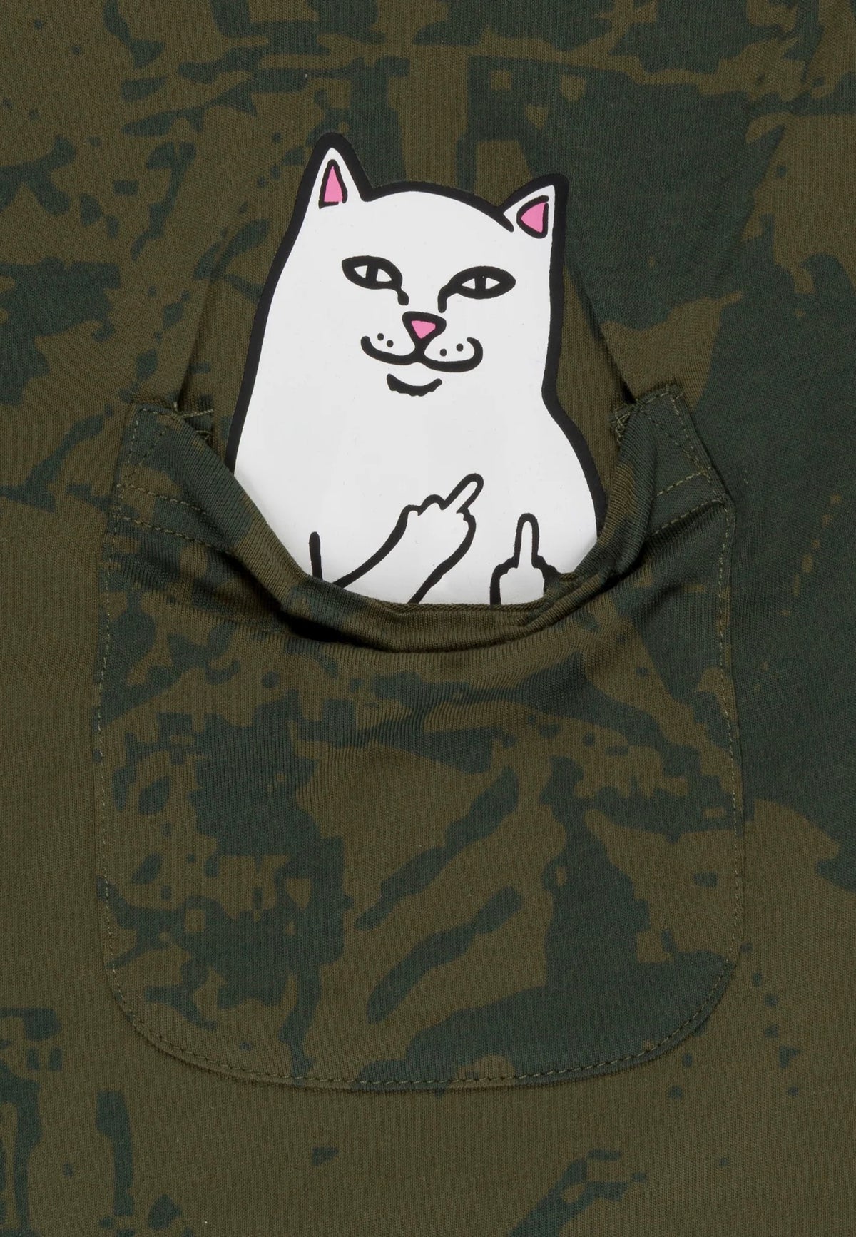 RIPNDIP Lord Nermal Pocket Forest Camo T-Shirt | Men-Image