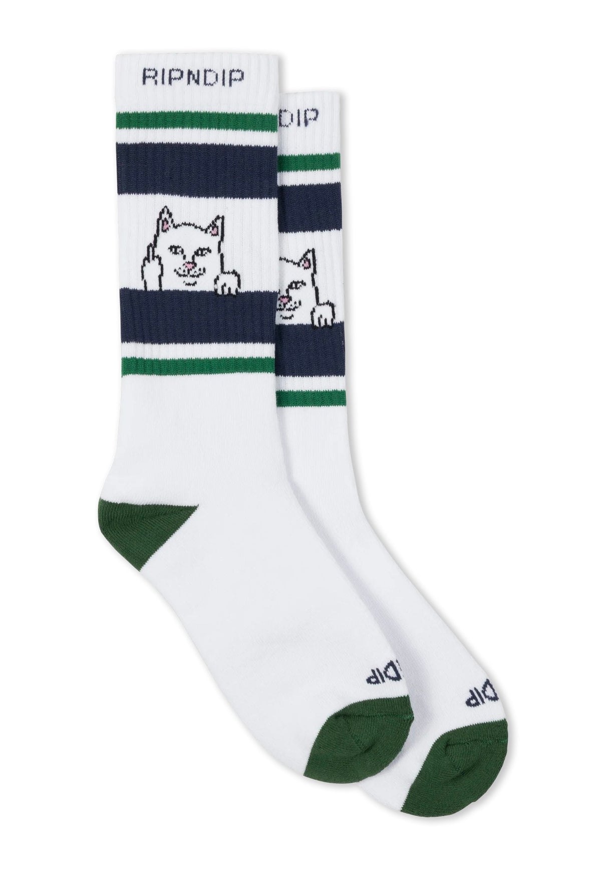 RIPNDIP Peeking Nermal Green/Slate Calcetines | Neutral-Image