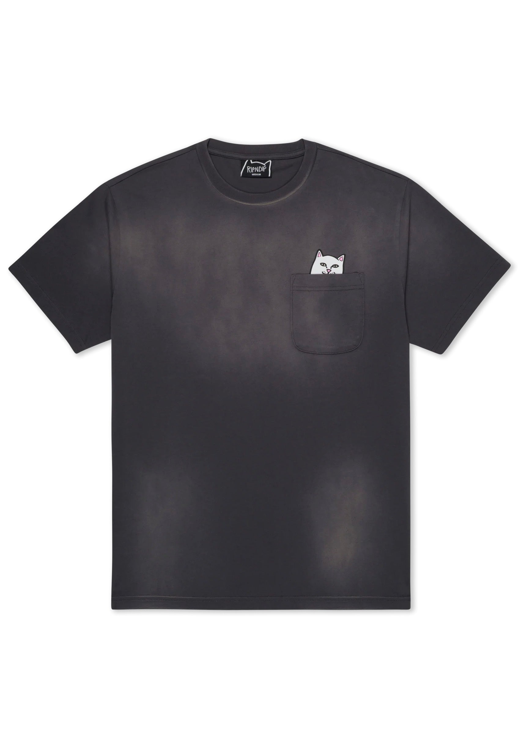 RIPNDIP - Lord Nermal Pocket Charcoal Vintage Wash - T-Shirt | Men-Image