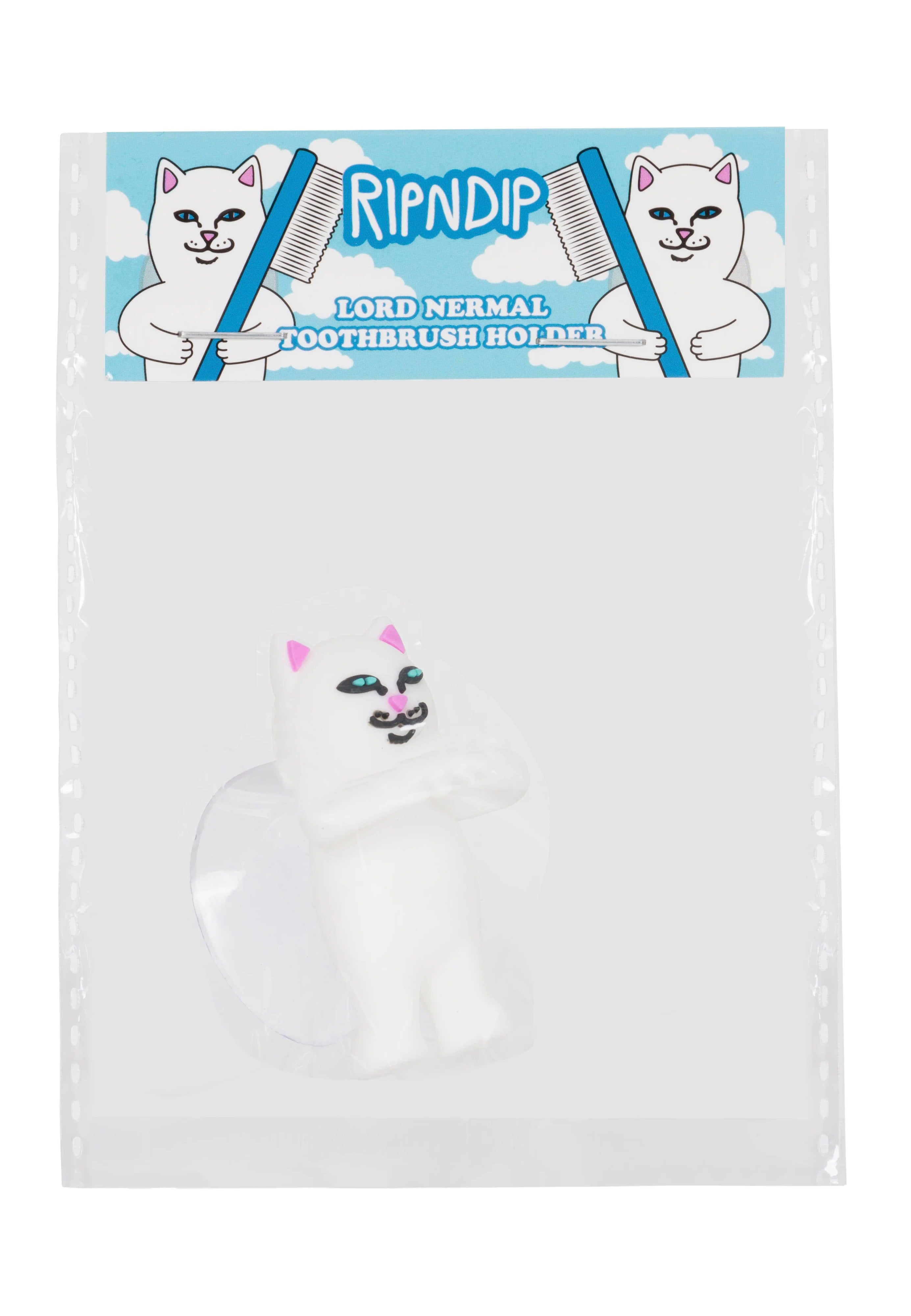 RIPNDIP - Lord Nermal White - Toothbrush Holder | Neutral-Image