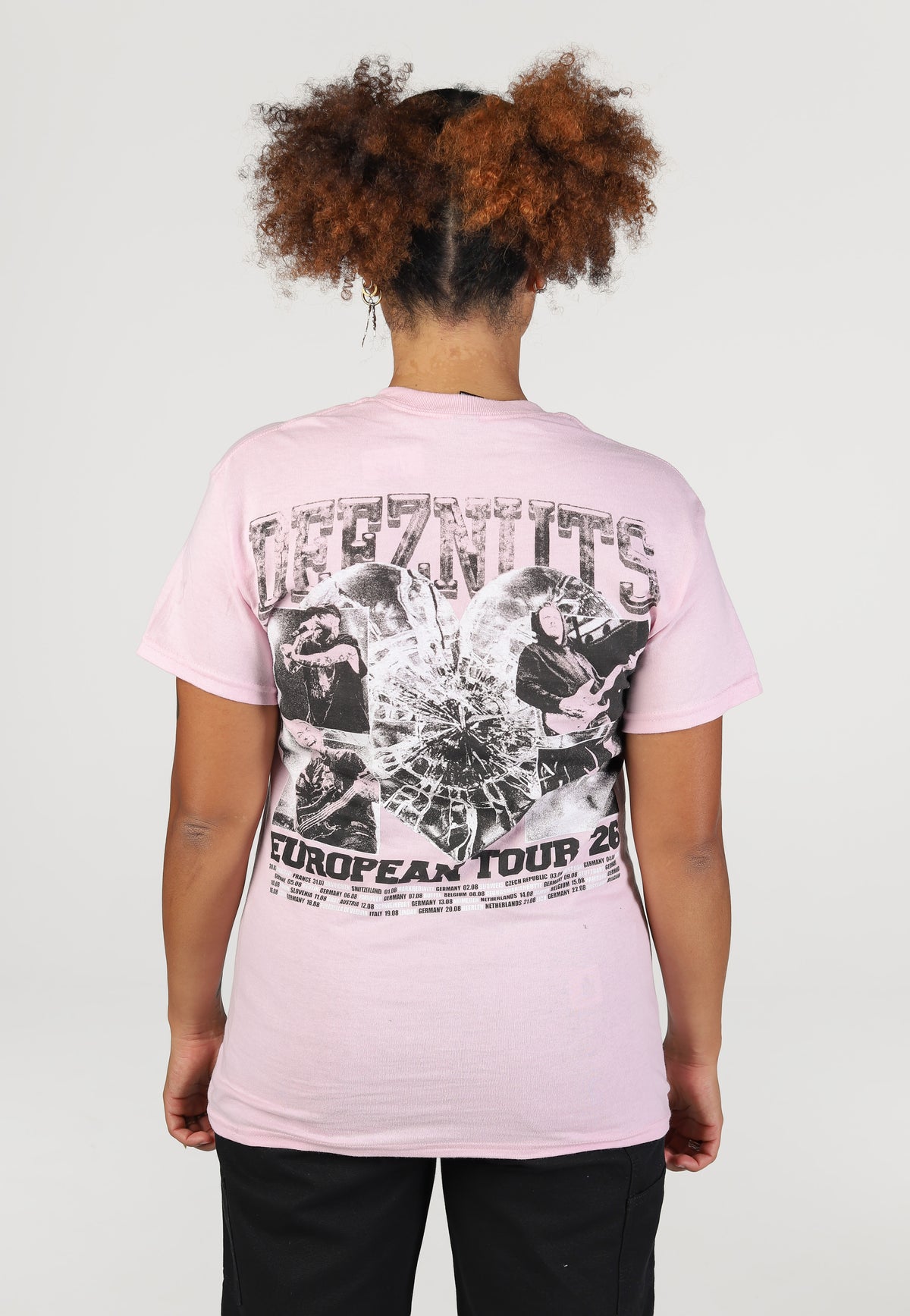 Deez Nuts Summer 2026 Tour Baby Pink T-Shirt | Women-Image