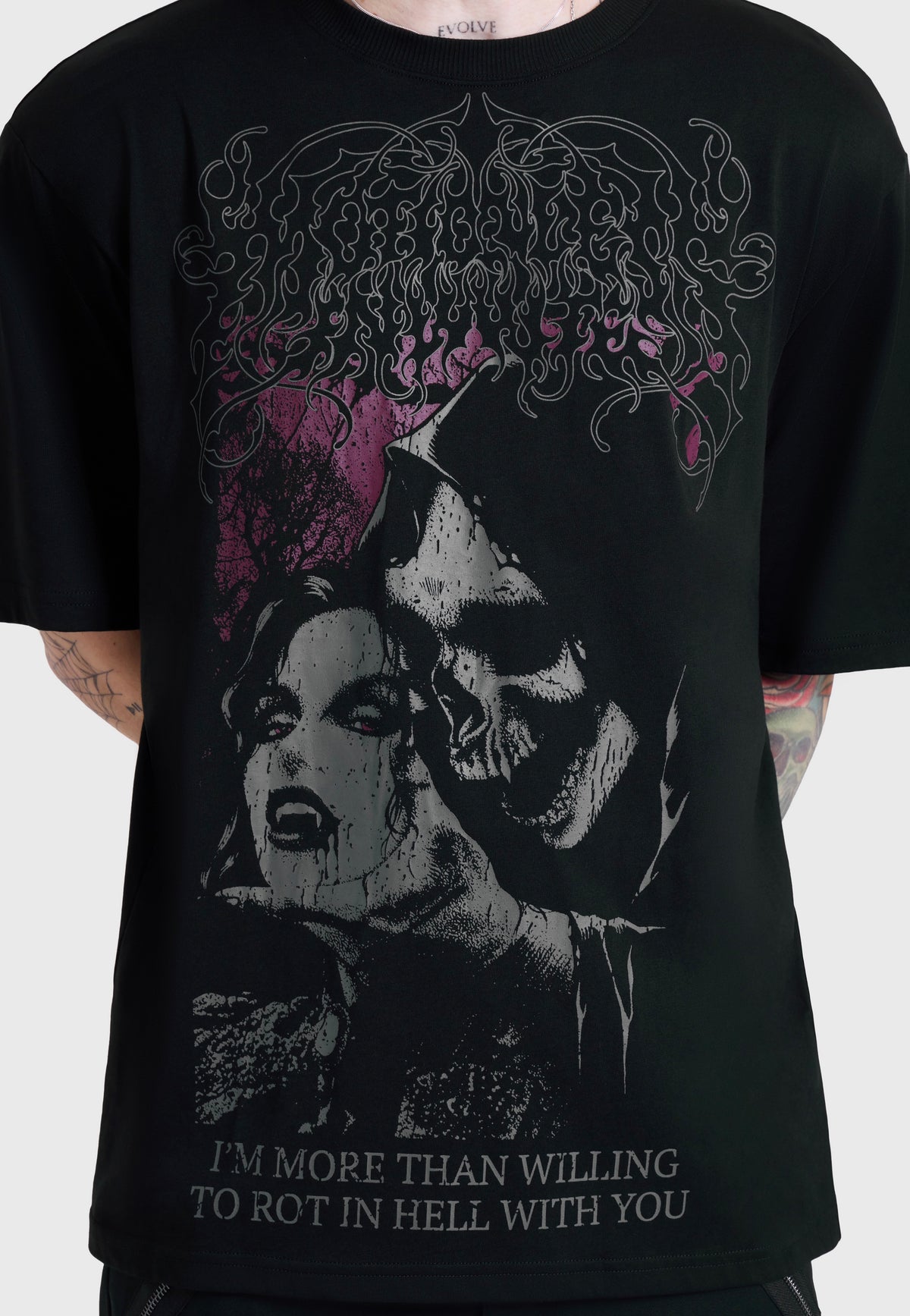 Killstar x Motionless in White Rot In Hell Black Tričko | Men-Image