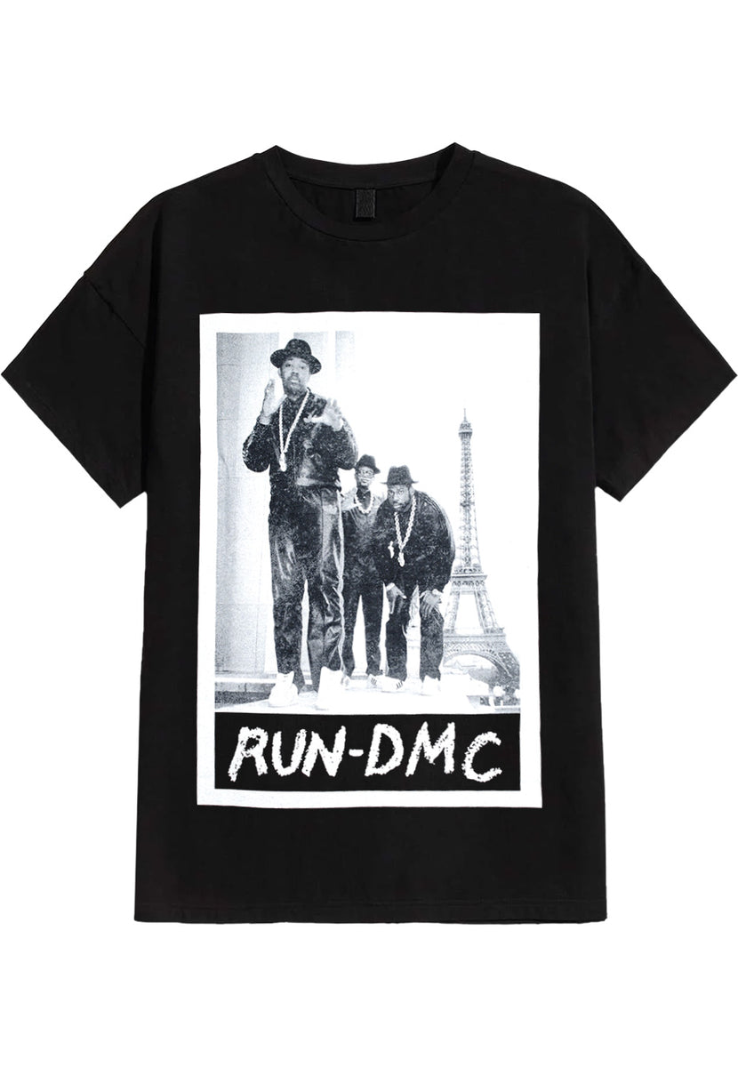 Ricky Powell × RUN DMC フォトTシャツPARIS ’87M rundmc_parisphoto_tops_tshirt_