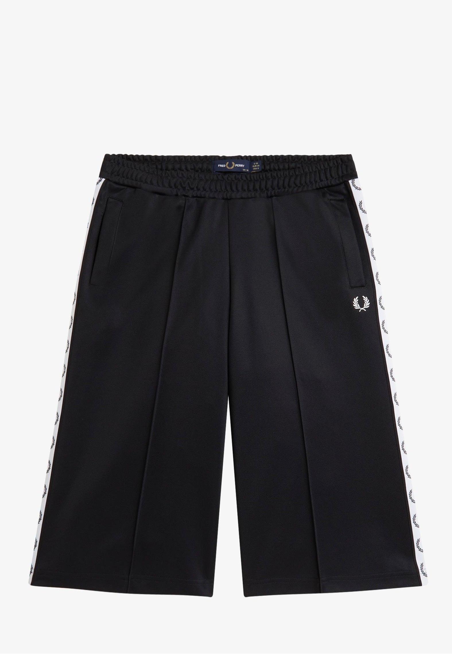 Fred Perry - Taped Track Black - Shorts | Women-Image
