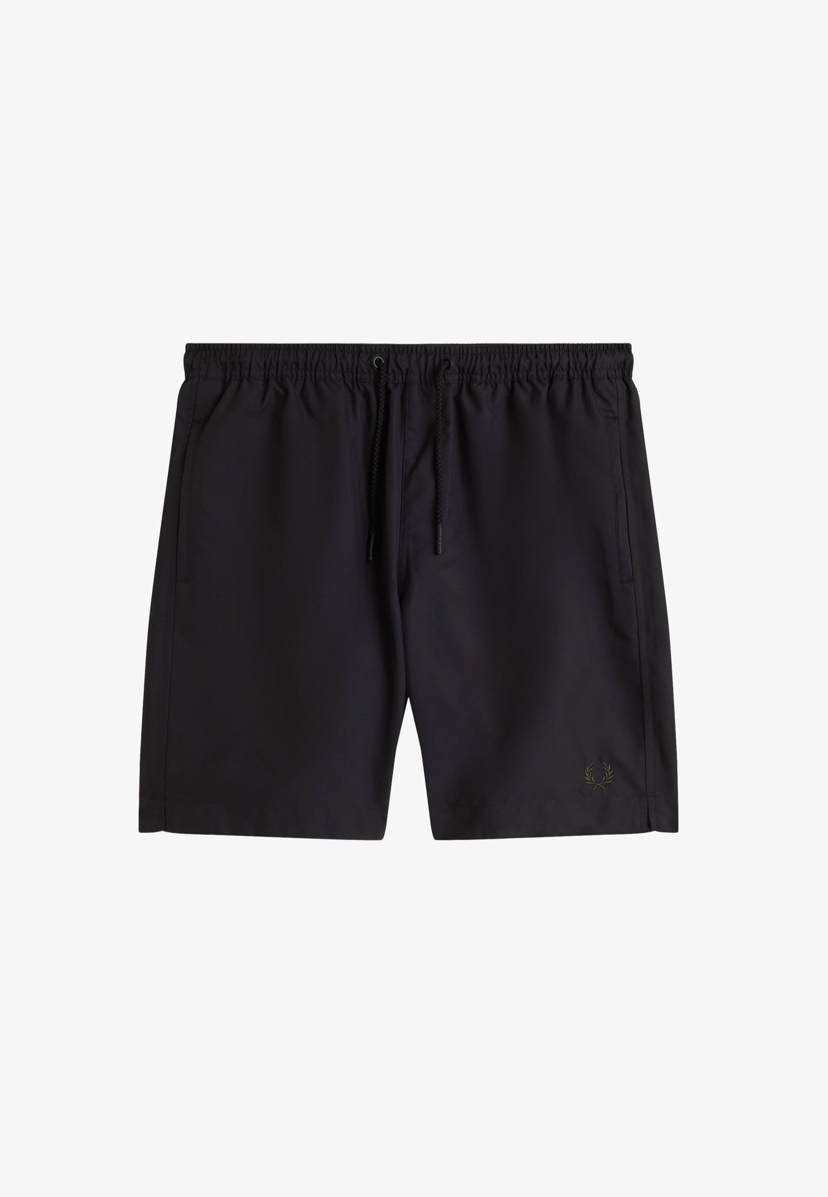 Fred Perry - Classic Black/Court Green - Board Shorts | Men-Image