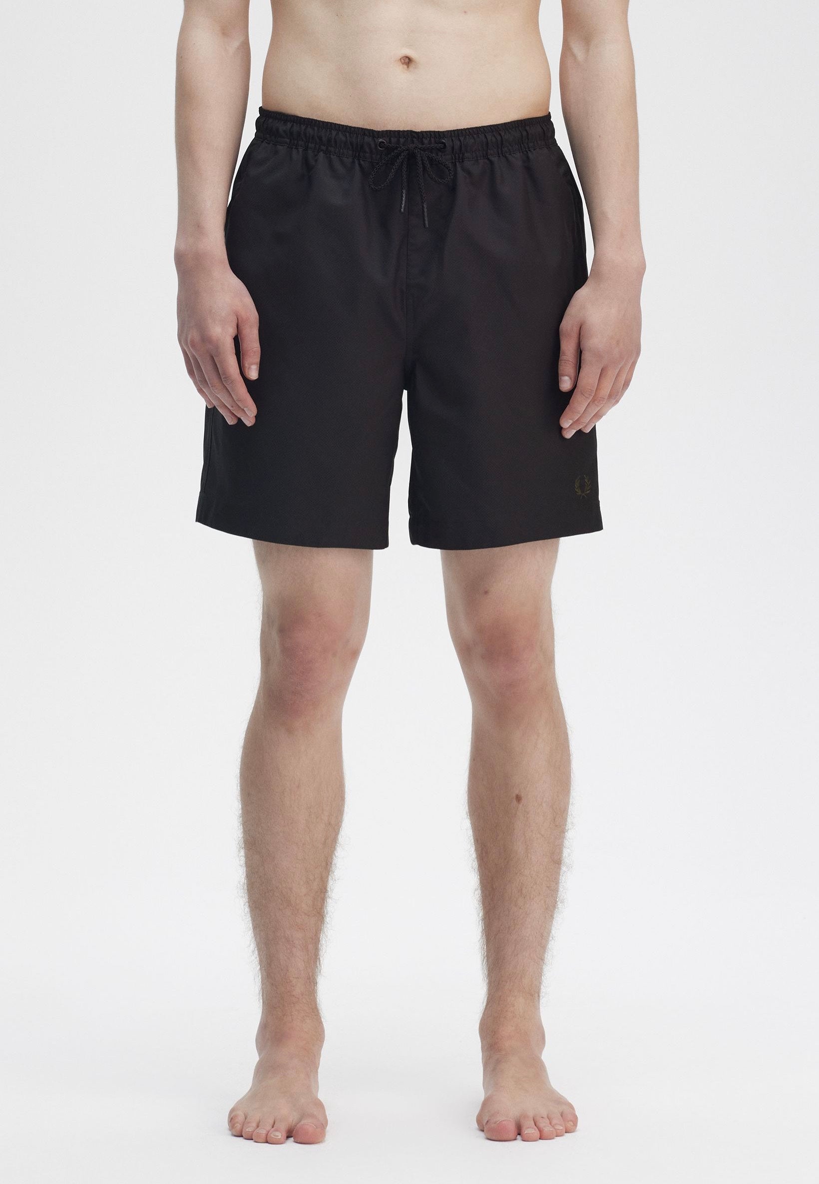 Fred Perry - Classic Black/Court Green - Board Shorts | Men-Image