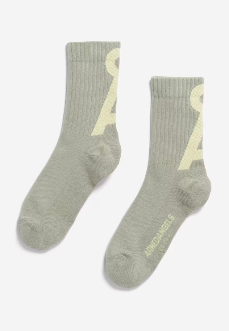 Armedangels - Saamus Short Seagreen/Early Yellow - Socks | Neutral-Image