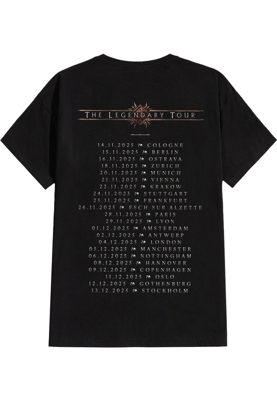 Sabaton - Pop Up Stores 2025 City Copenhagen - T-Shirt | Neutral-Image