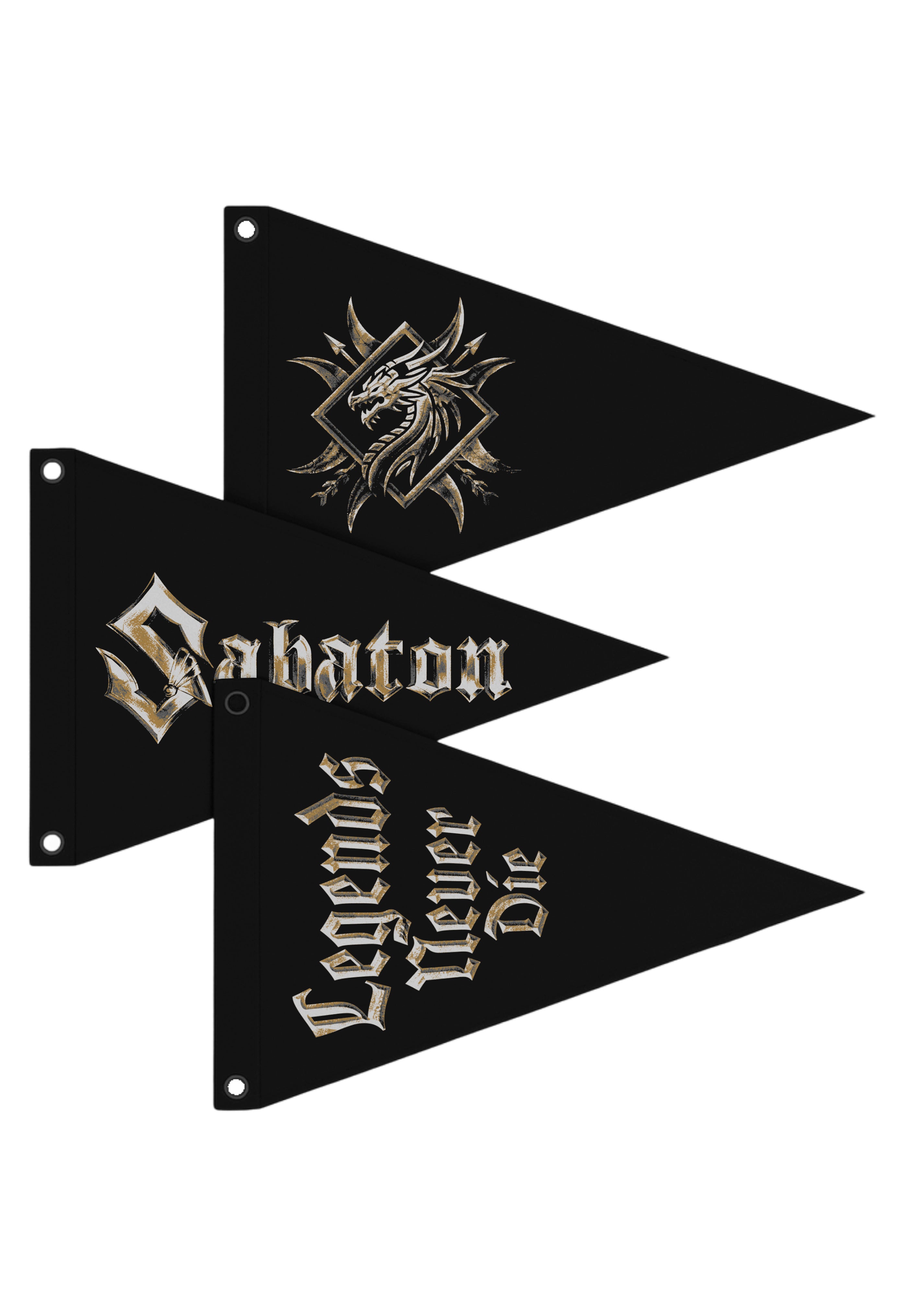 Sabaton - Legends Never Die Set Of 3 - Pennant | Men-Image