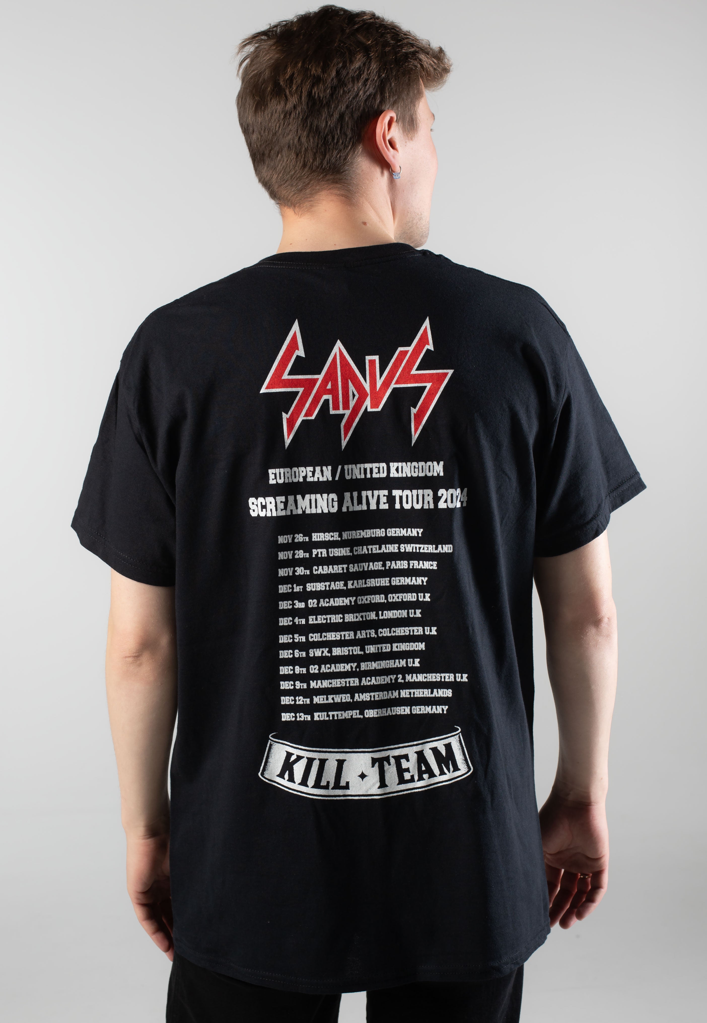 Sadus - Screaming Alive Tour 2024 - T-Shirt | Men-Image