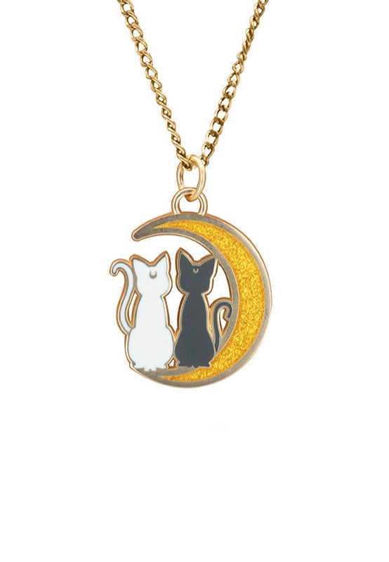 Sailor Moon - Cats On The Moon - Necklace | Neutral-Image