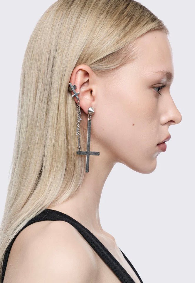 Minga London - Saintbreaker Earring Set Silver - Earrings | Neutral-Image