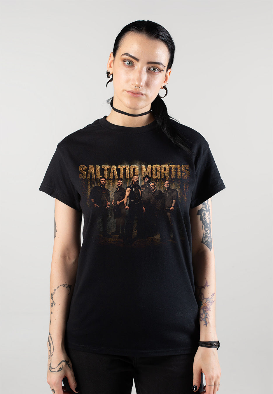 Saltatio Mortis Bandfoto Staub & Schatten T-Shirt | Women-Image