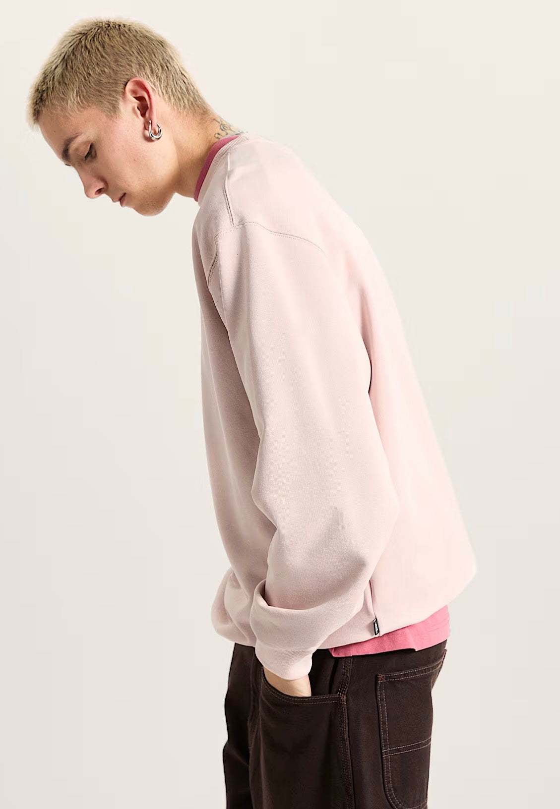 Vans - Salton Loose Crew Sepia Rose - Sweater | Men-Image