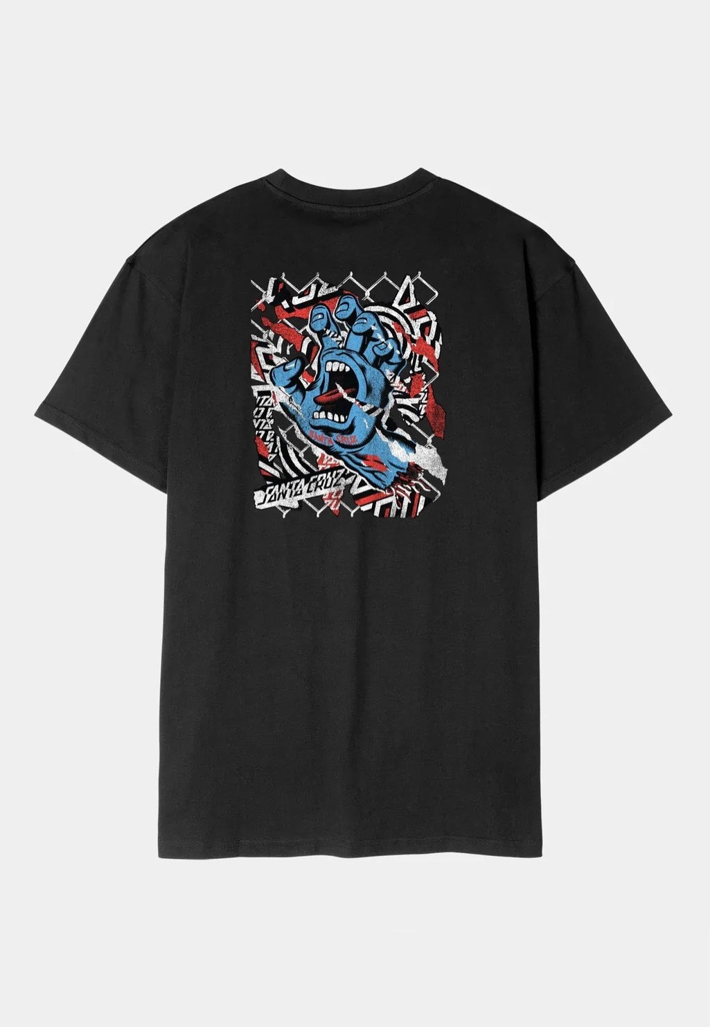 Santa Cruz Damaged Hand Black T-shirt | Men-Image