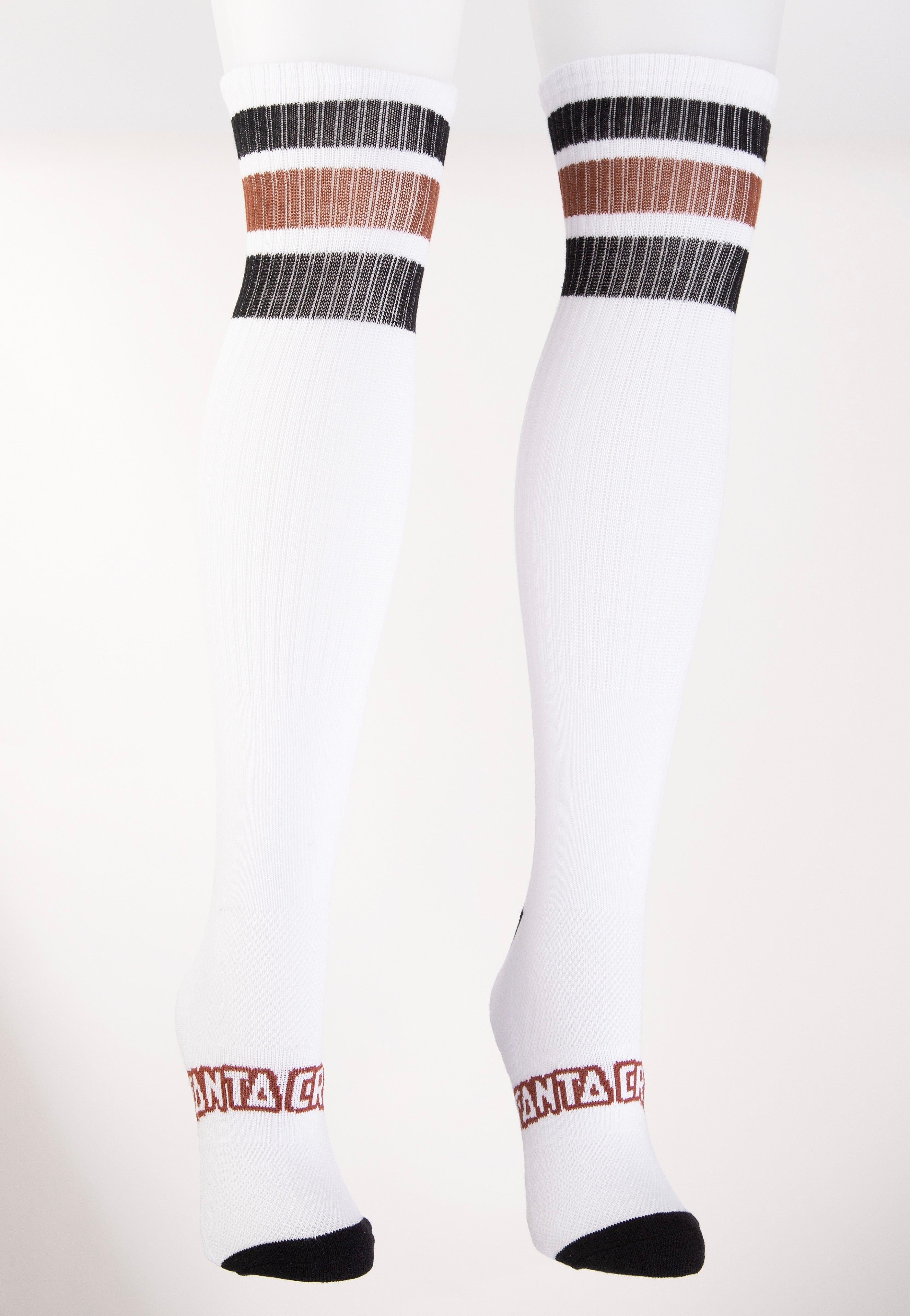 Santa Cruz - Arch Strip Tall White - Socks | Neutral-Image