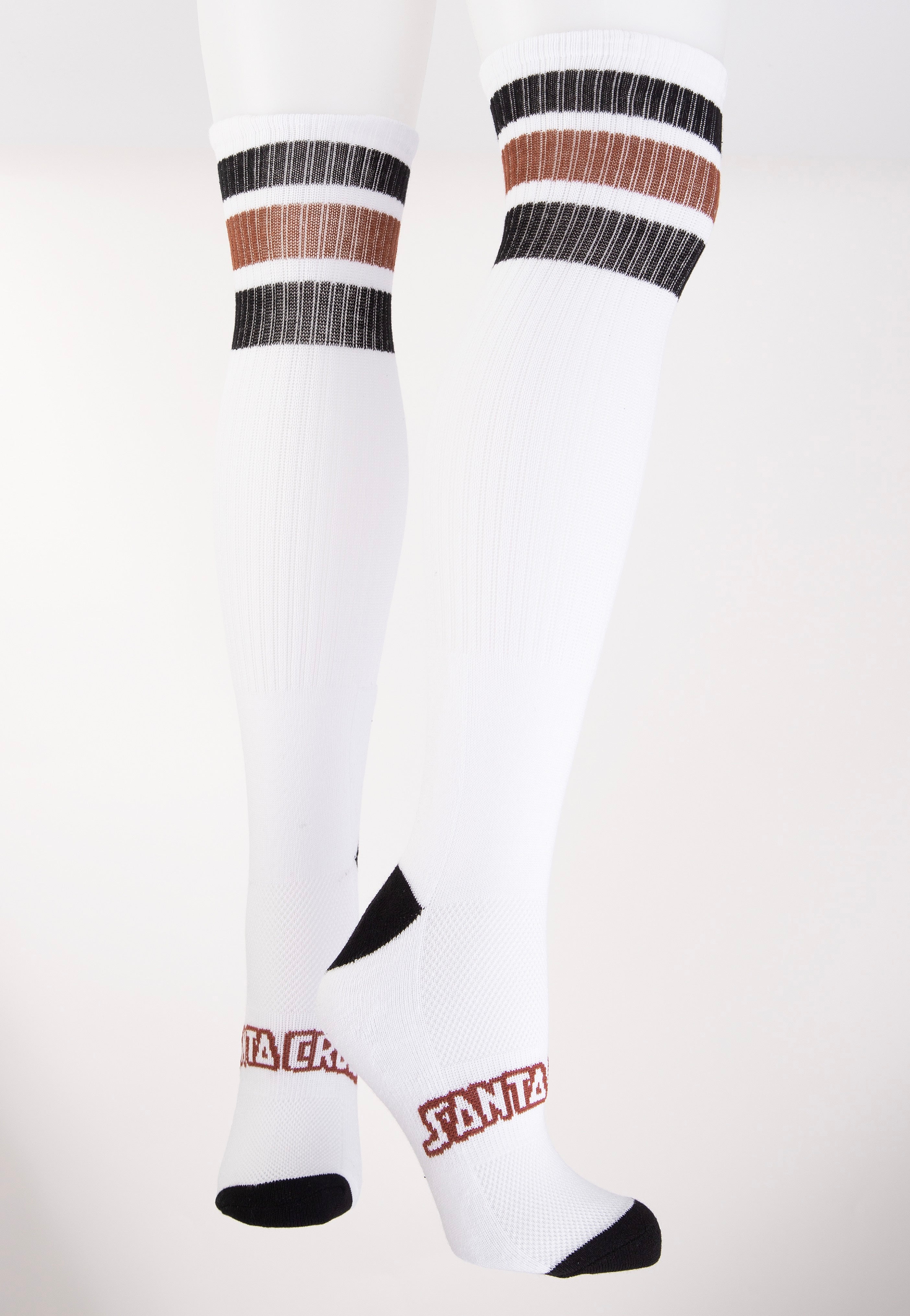 Santa Cruz - Arch Strip Tall White - Socks | Neutral-Image