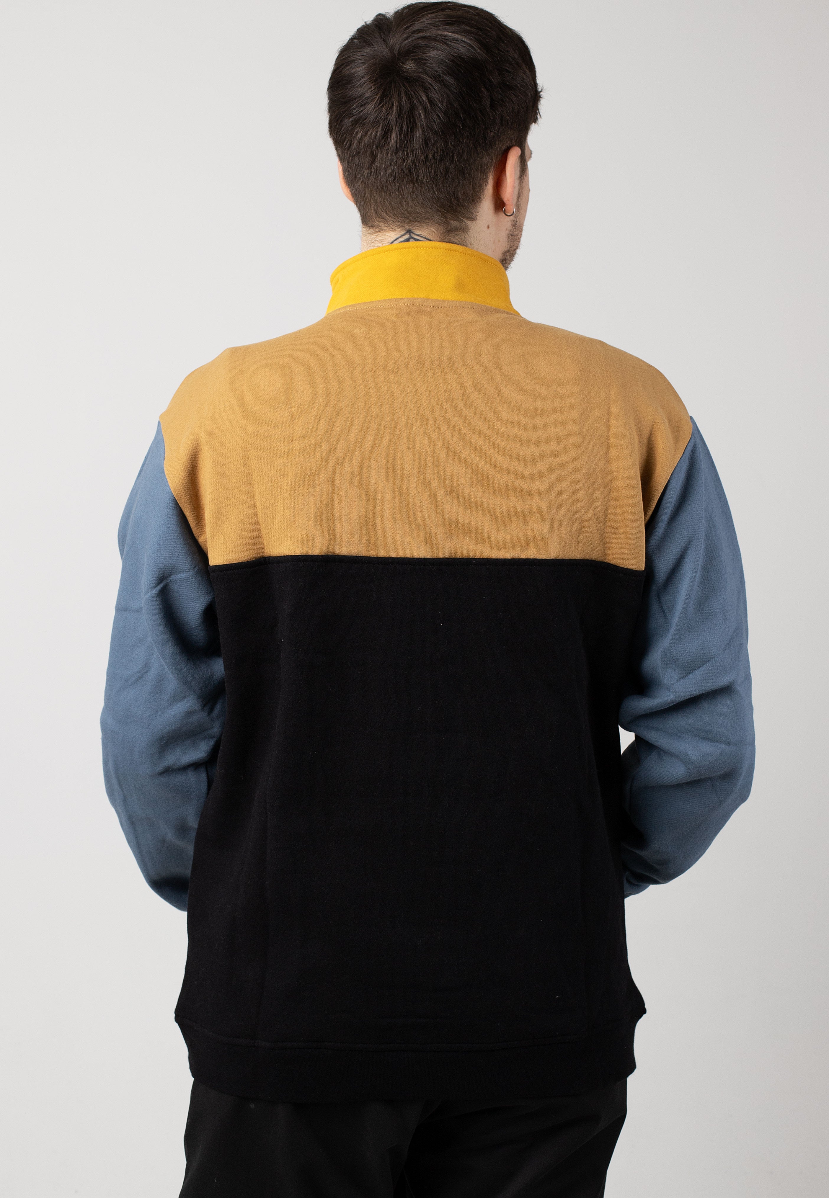 Santa Cruz - Classic Dot Label Quarter Black/Multi - Sweater | Men-Image