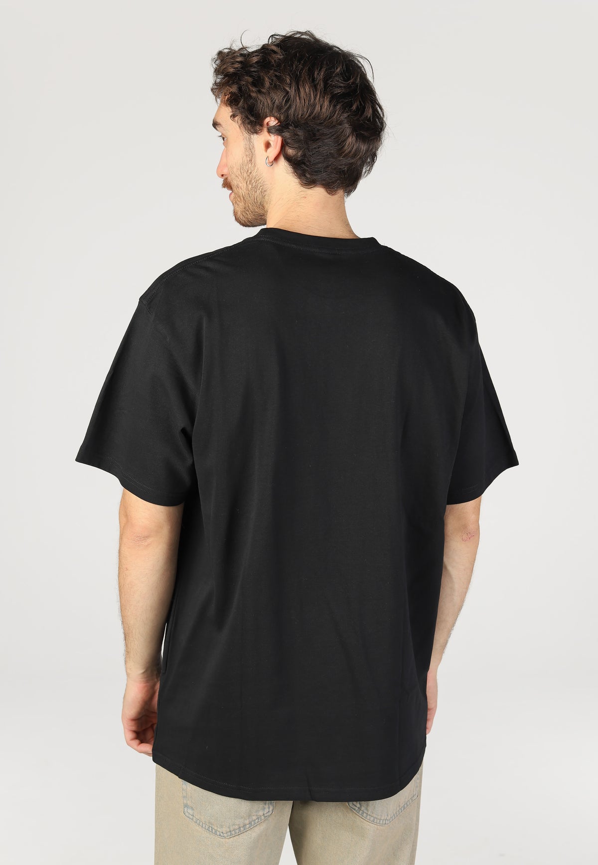 Santa Cruz Classic Fade Strip Centre Black Tričko | Men-Image