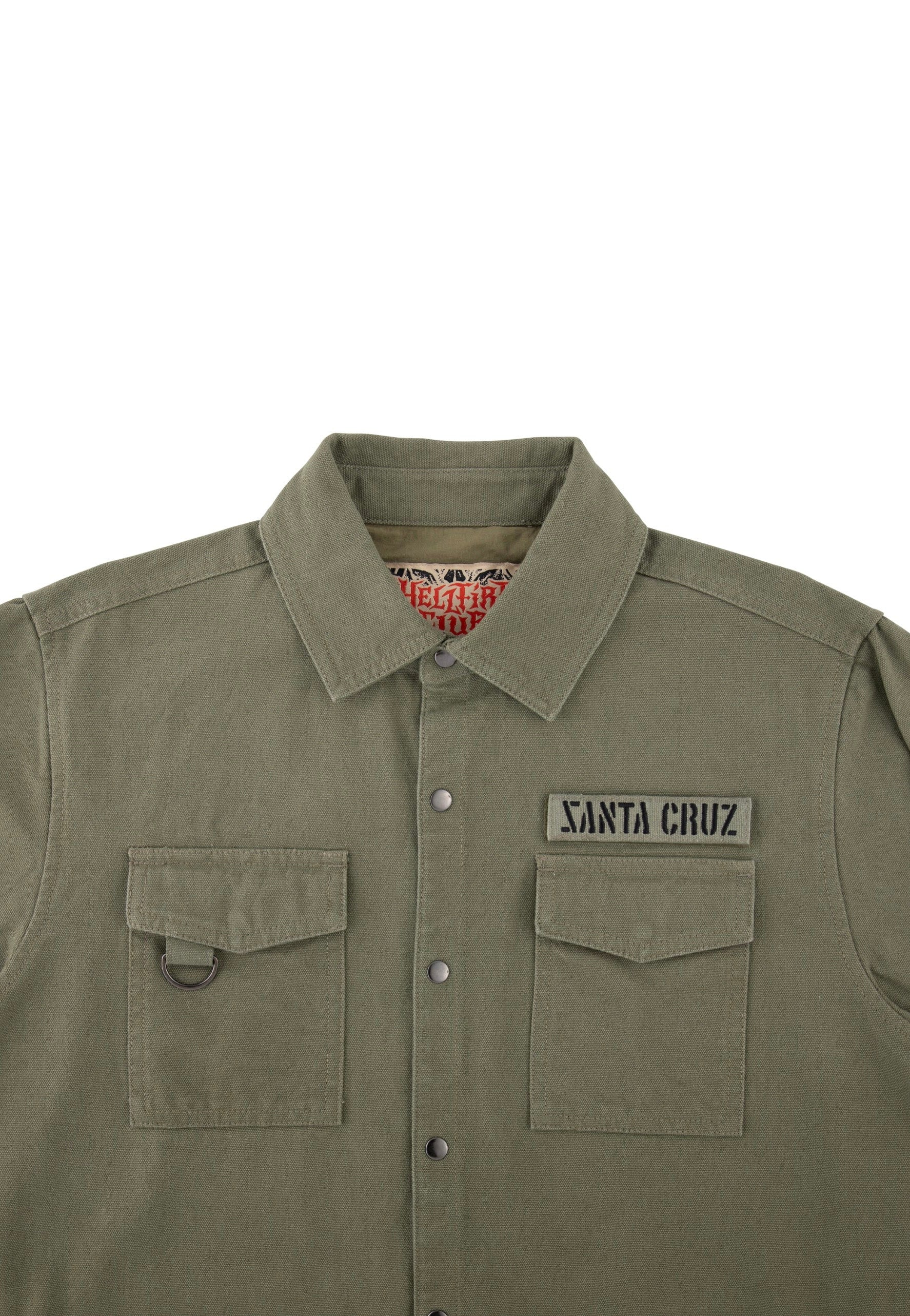 Santa Cruz x Stranger Things - Crawl Utility Army - Jacket | Men-Image