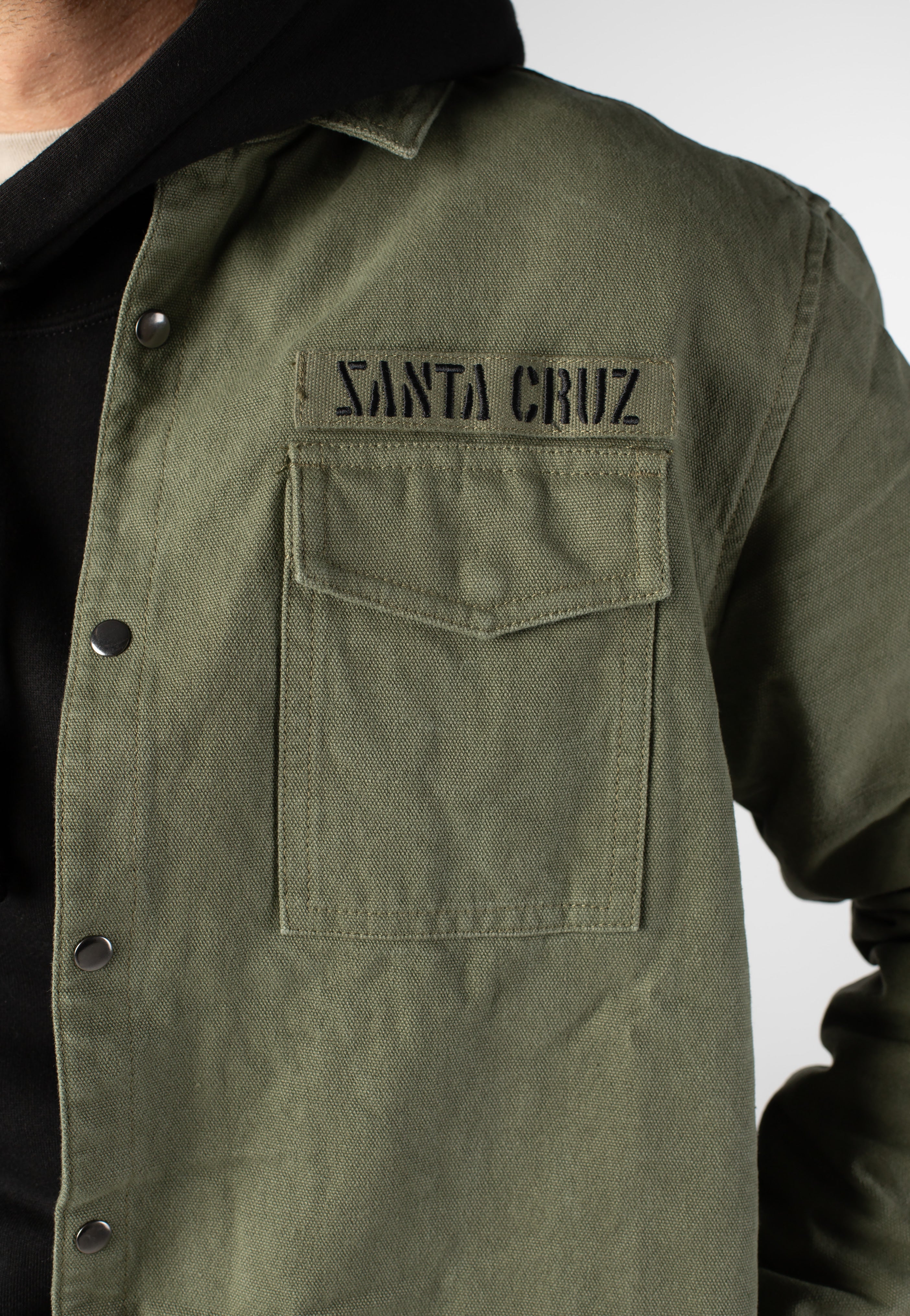 Santa Cruz x Stranger Things - Crawl Utility Army - Jacket | Men-Image