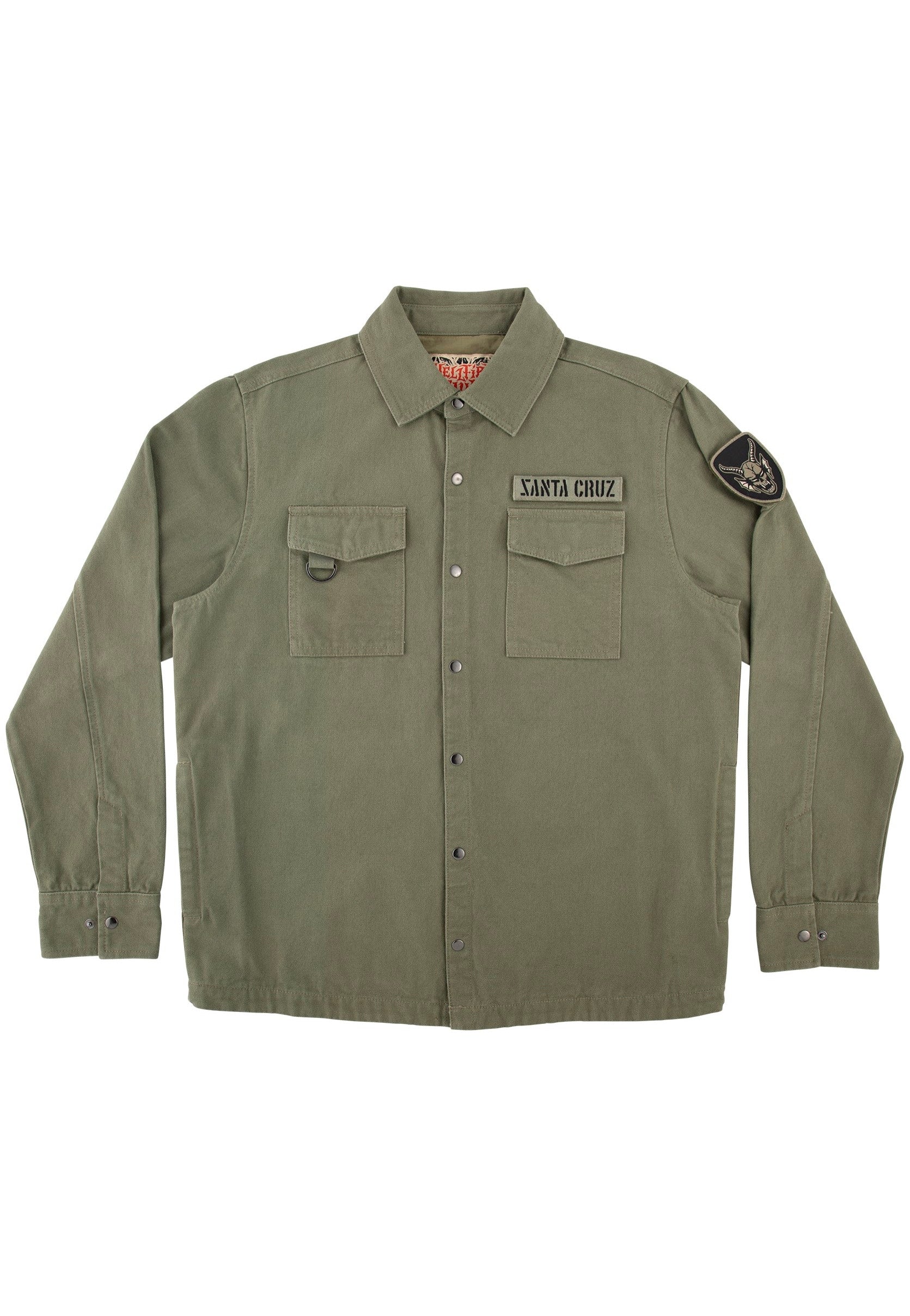 Santa Cruz x Stranger Things - Crawl Utility Army - Jacket | Men-Image